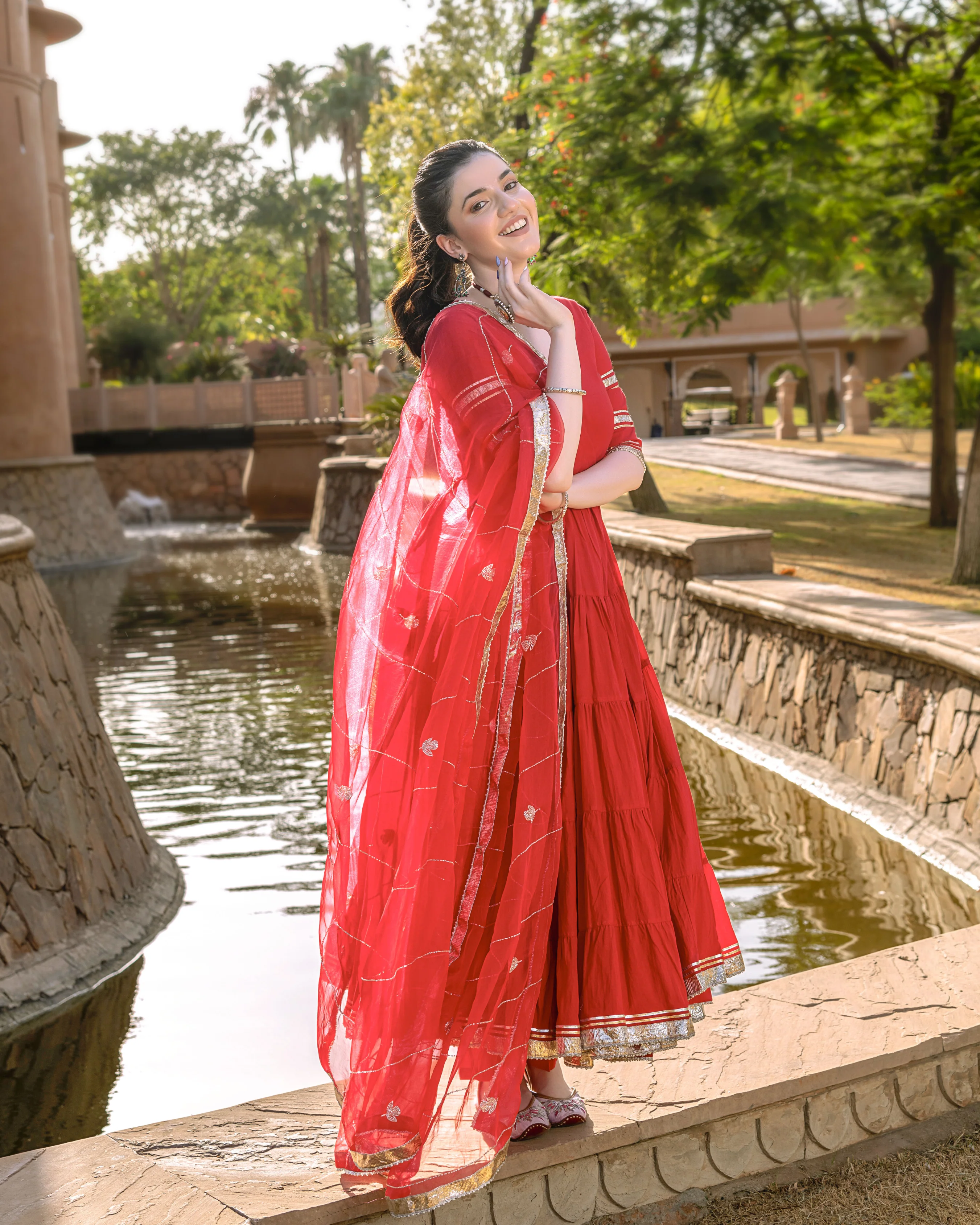 Aarna Gotapatti Cotton Suit Set - Image 4