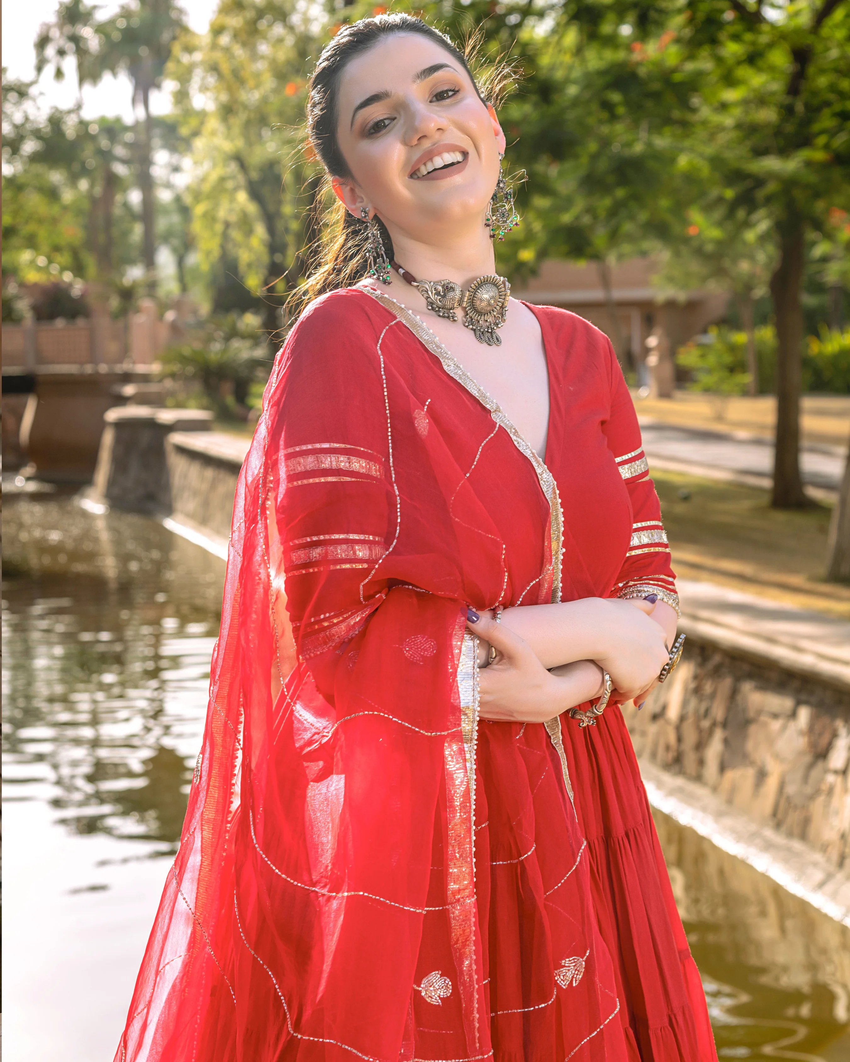 Aarna Gotapatti Cotton Suit Set - Image 5