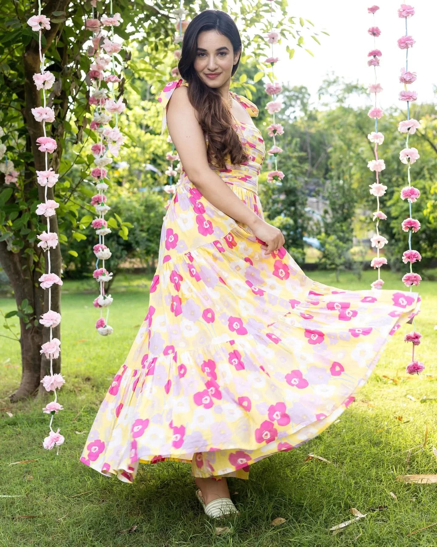Aferdita Tier Cotton Dress - Image 10