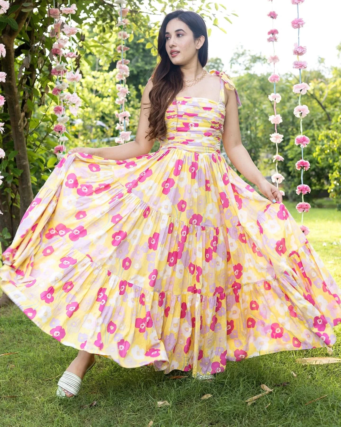 Aferdita Tier Cotton Dress - Image 11