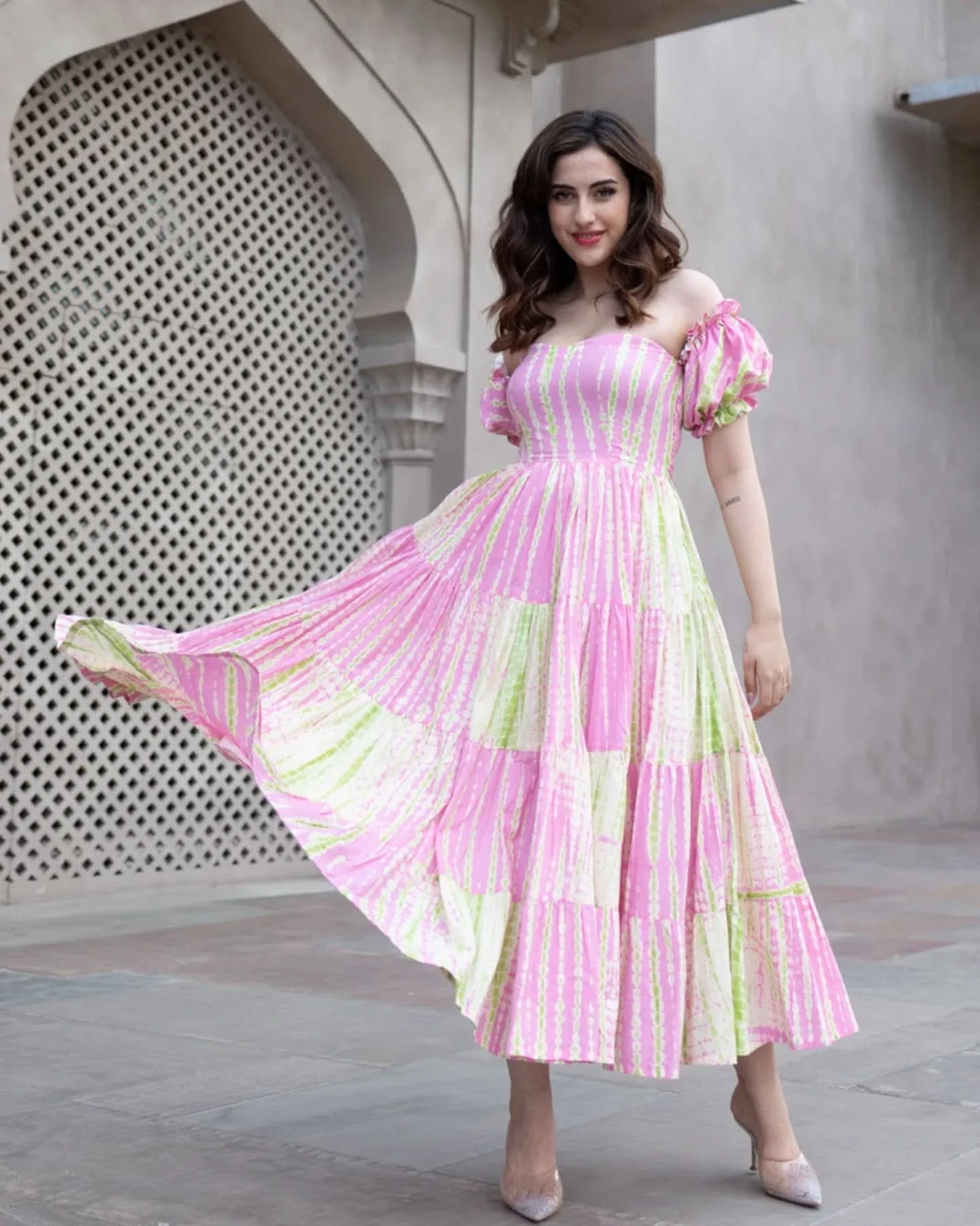 Akira Shibori Cotton Dress - Image 15