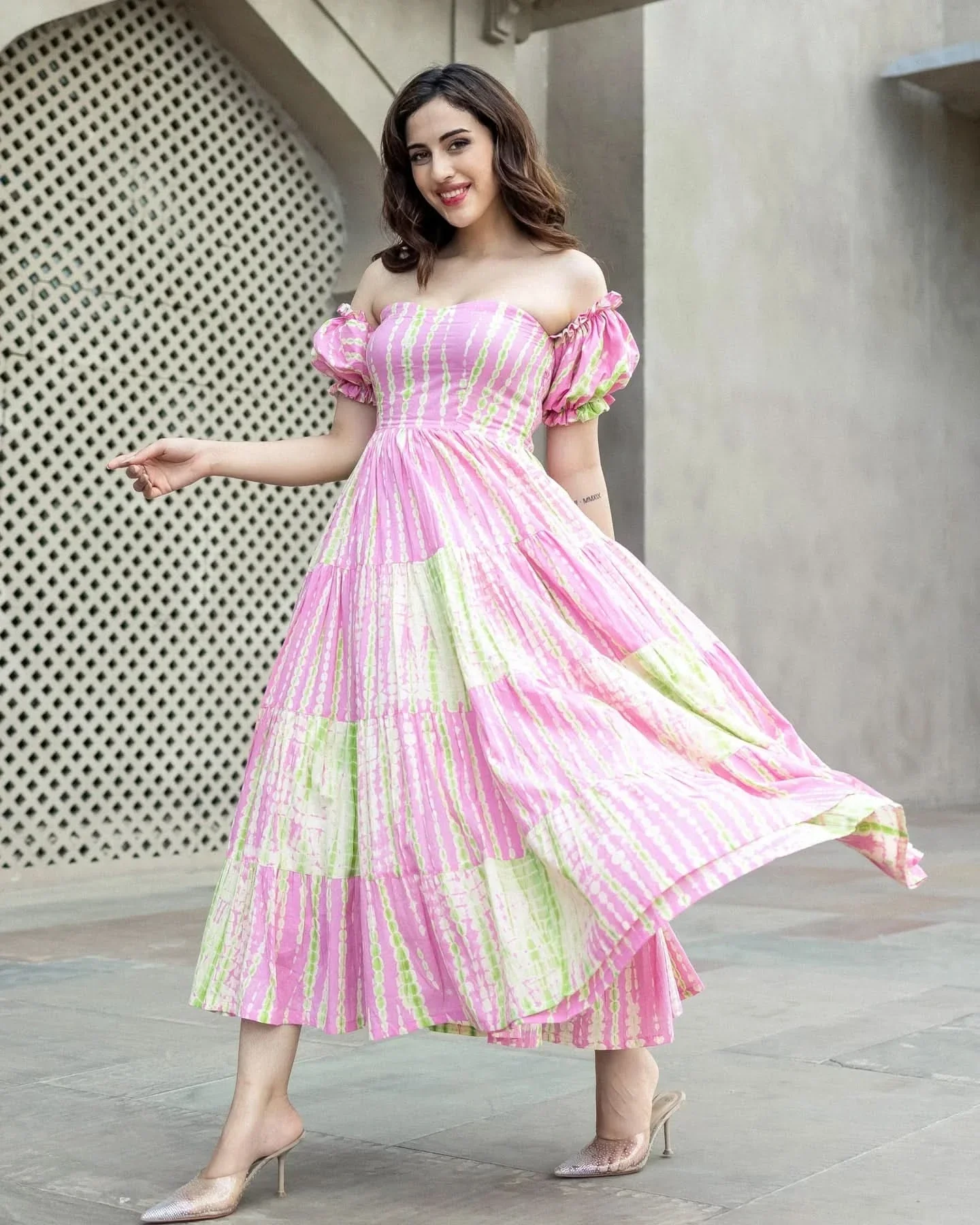 Akira Shibori Cotton Dress - Image 17