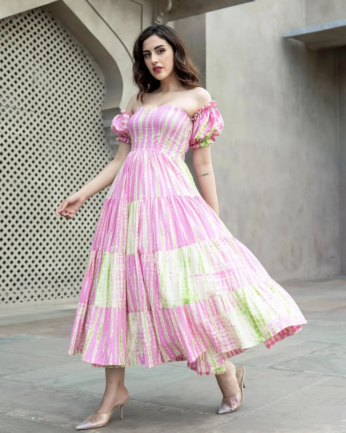 Akira Shibori Cotton Dress - Image 18