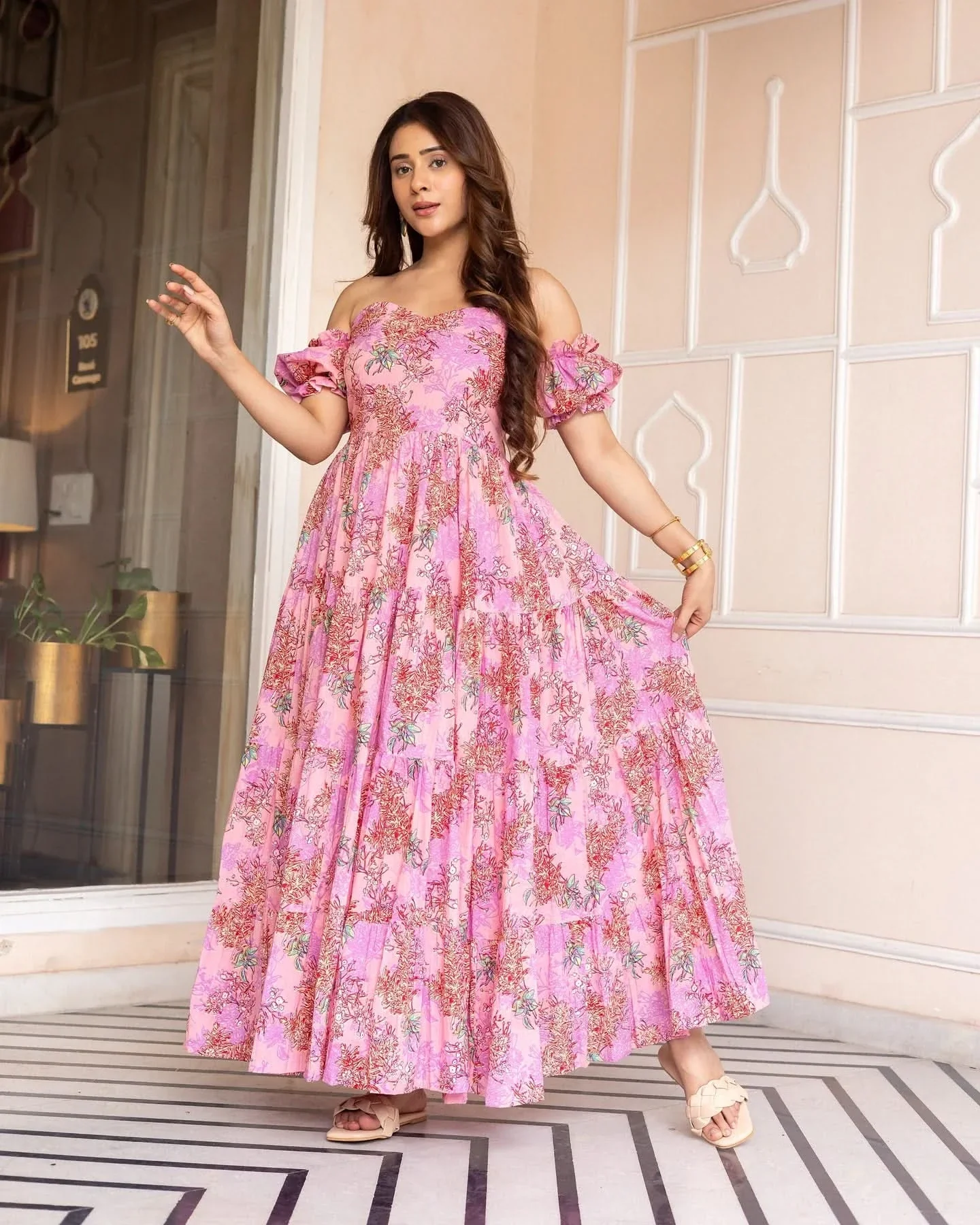 Alba Tier Cotton Dress - Image 8