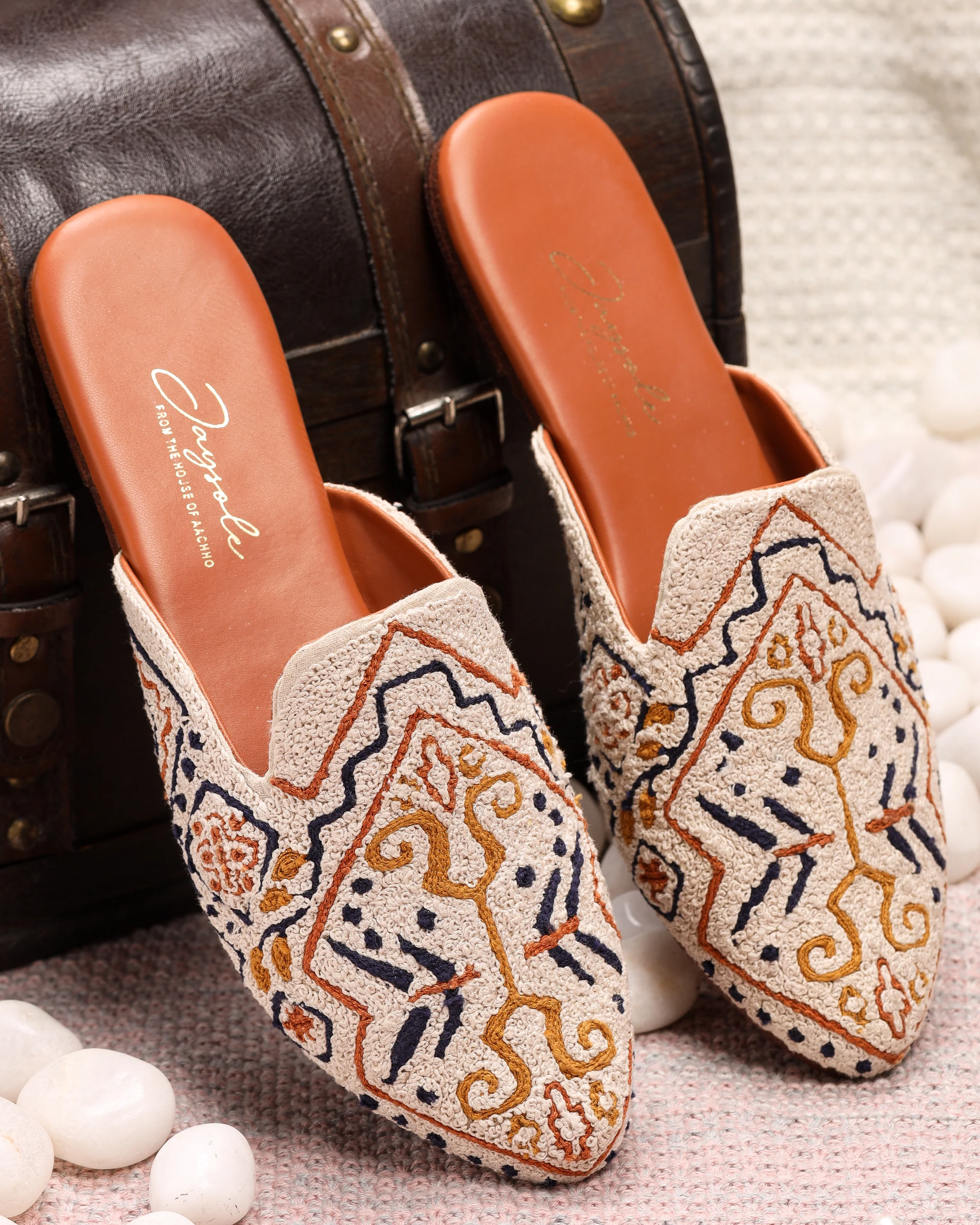 Ancient Art Handcrafted Mules - Image 2