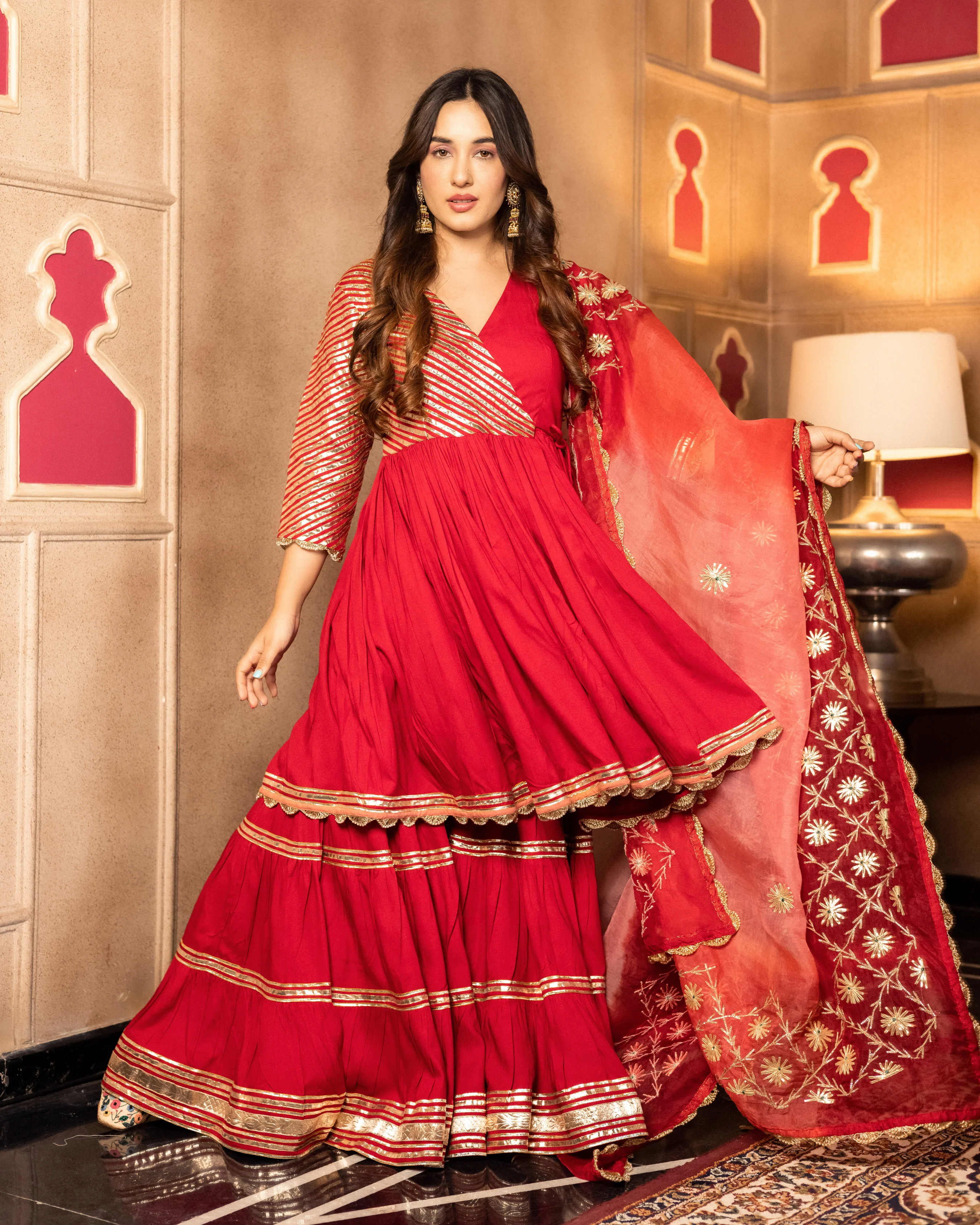 Anya Gotapatti Sharara Set - Image 12