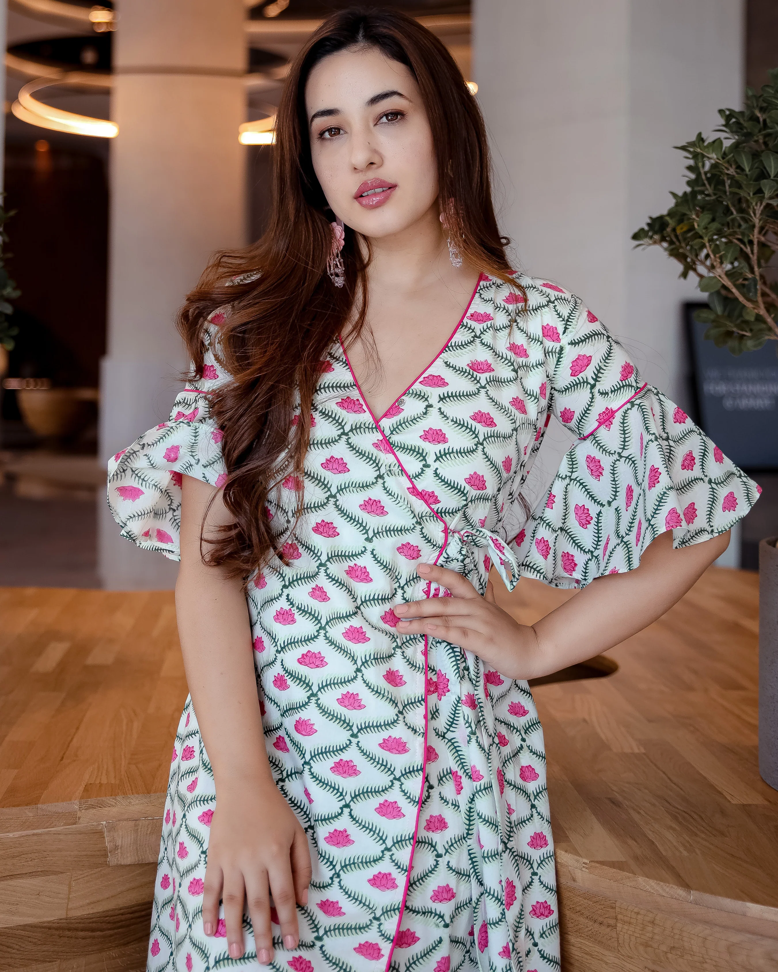 Apple Blossom Cotton Dress - Image 6