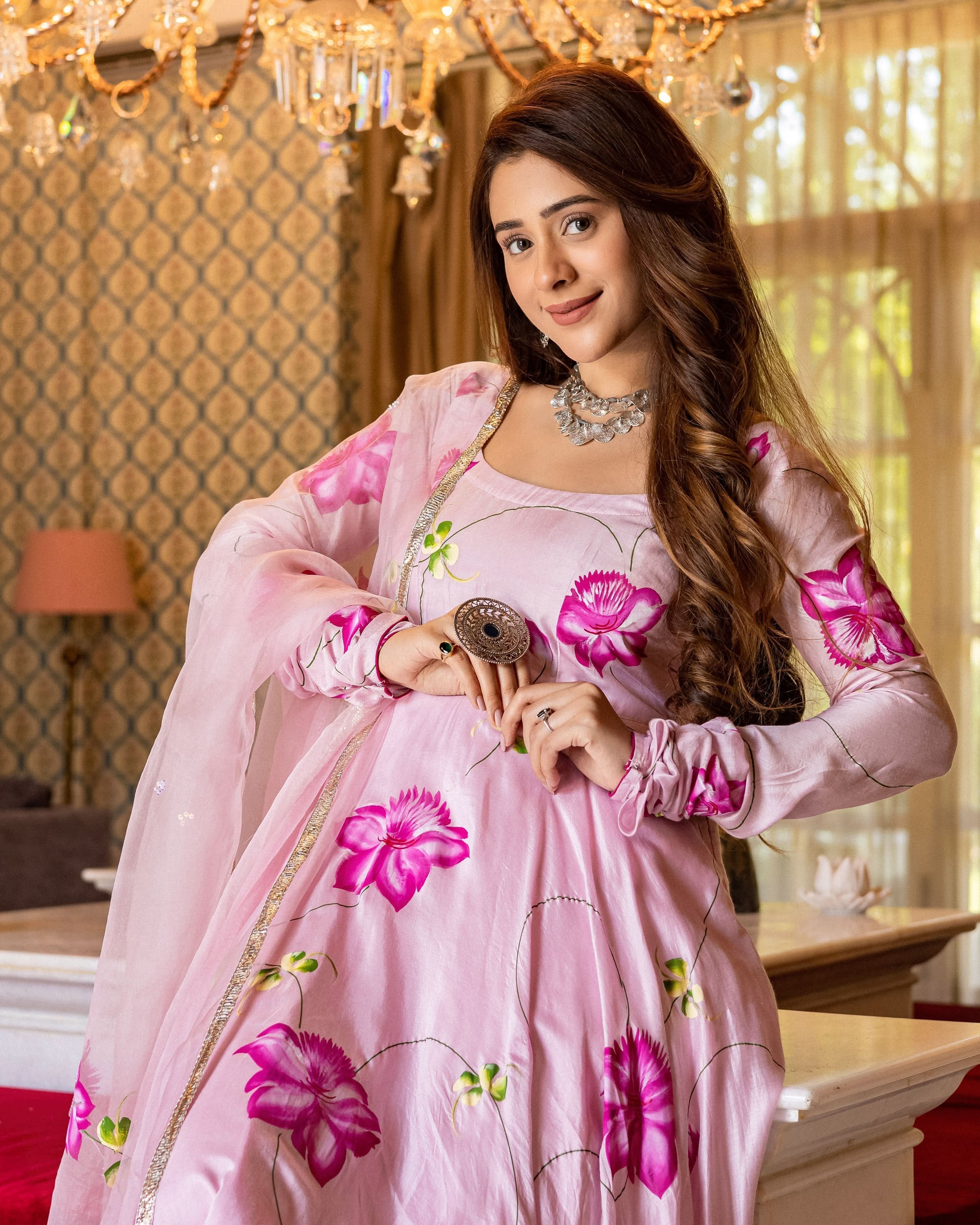 Asavari Handcrafted Suit Set - Image 4