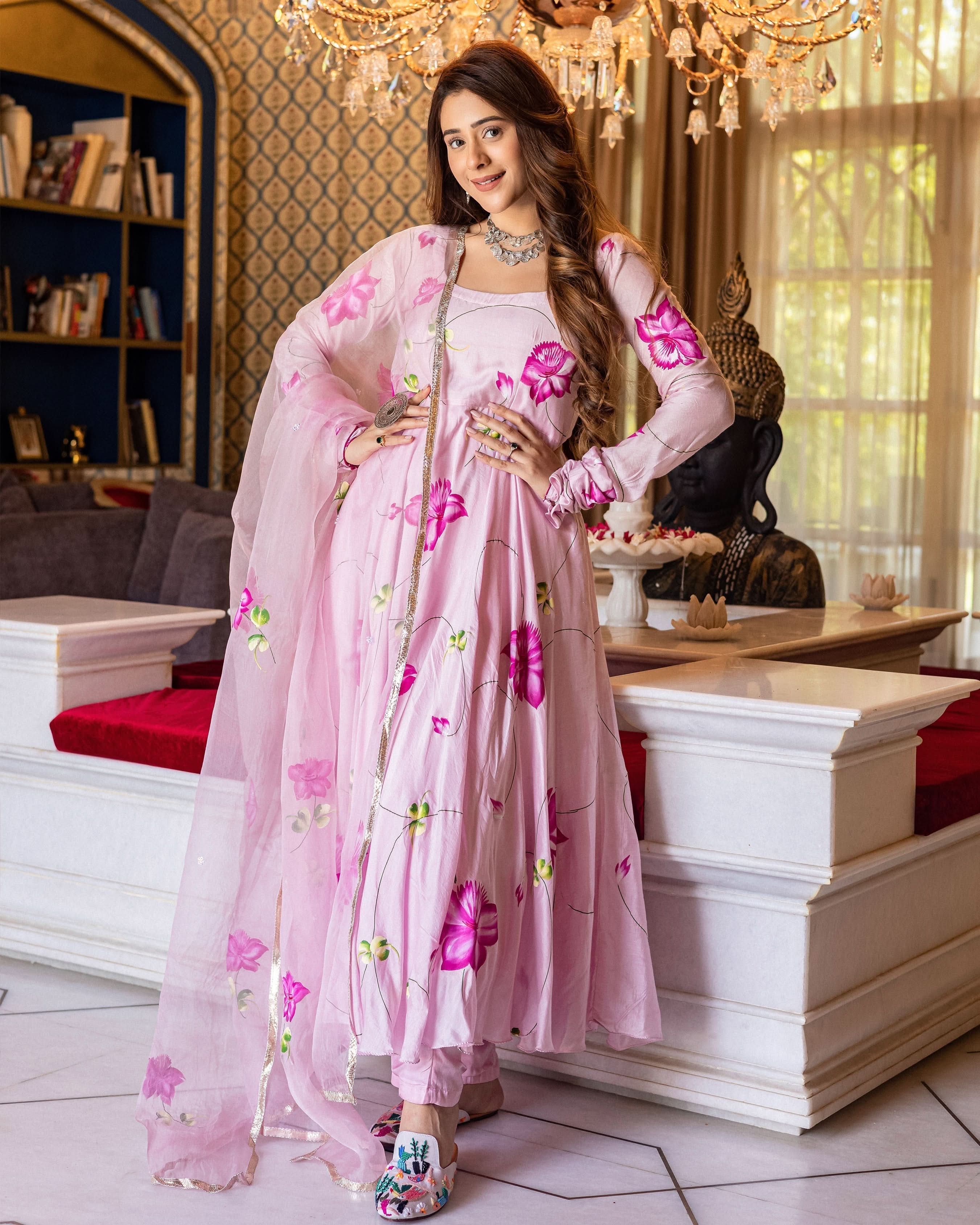 Asavari Handcrafted Suit Set - Image 5