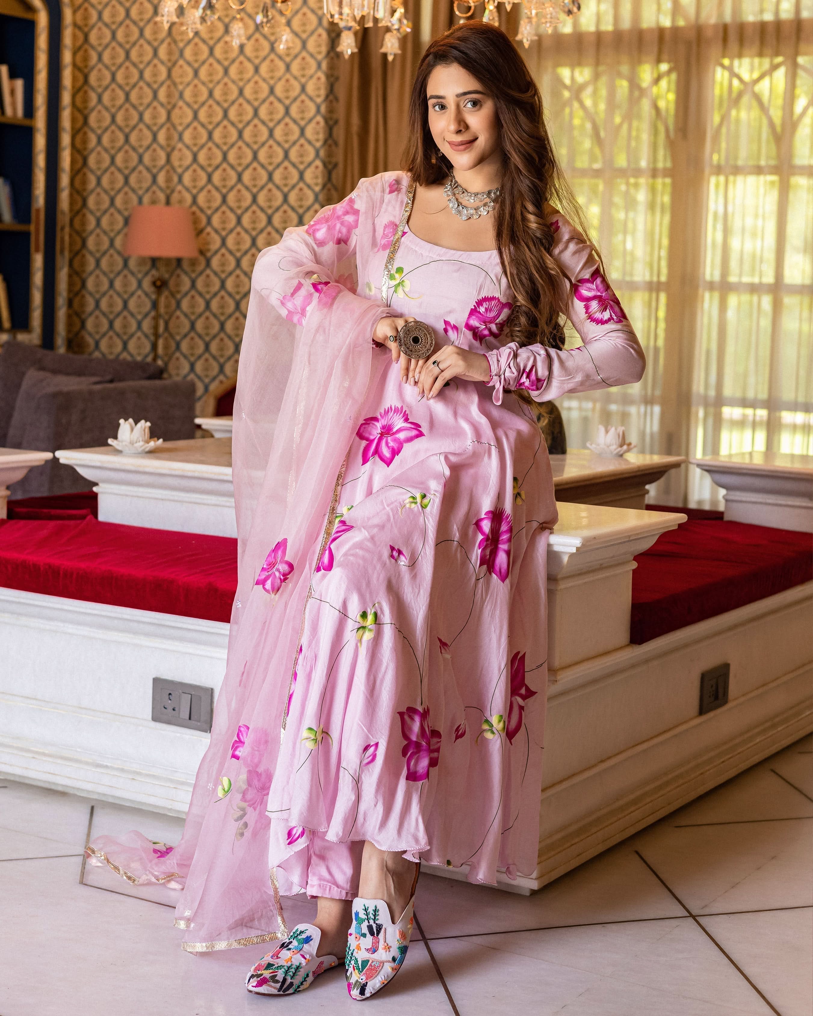 Asavari Handcrafted Suit Set - Image 9