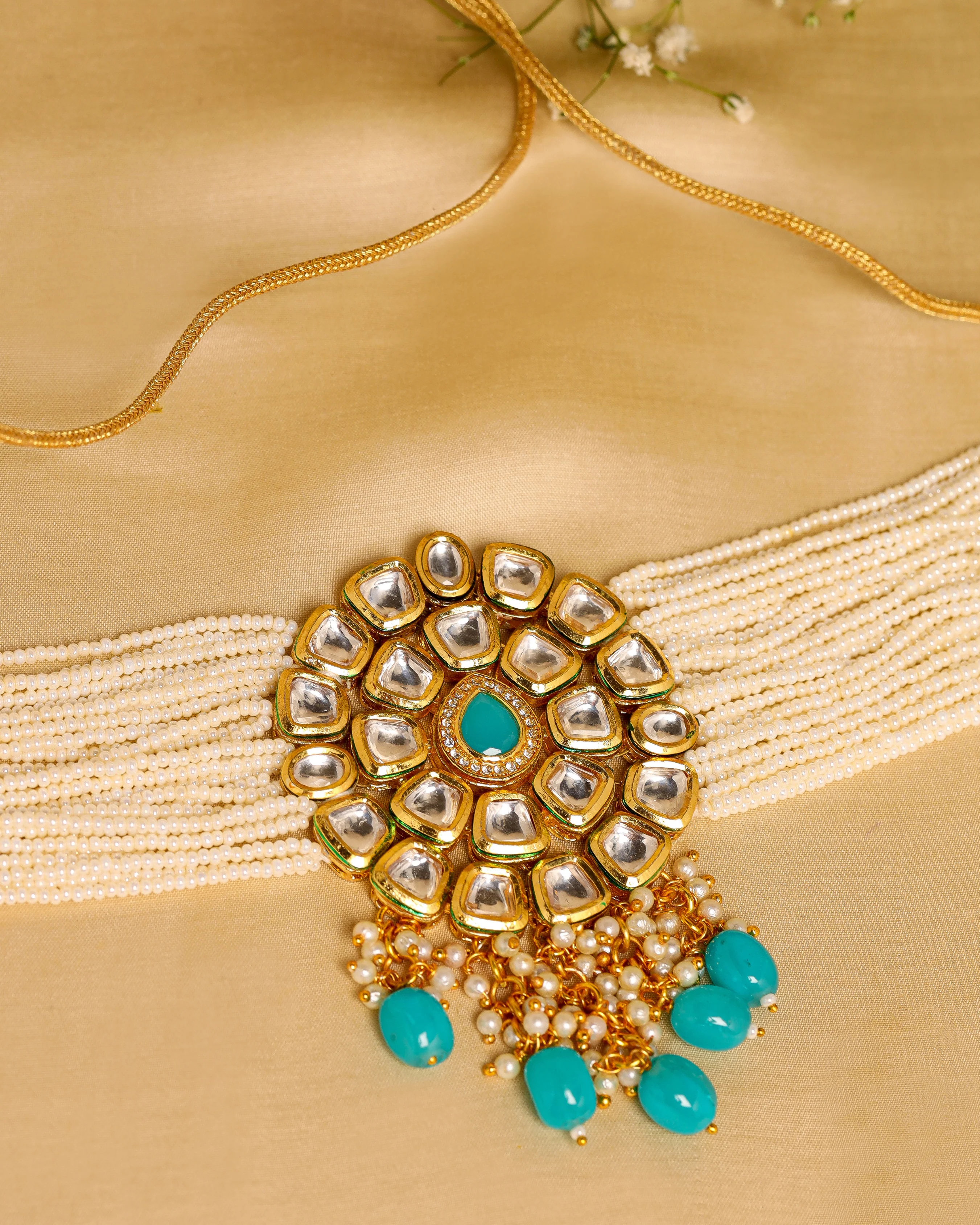 Azurine Handcrafted Necklace - Image 3