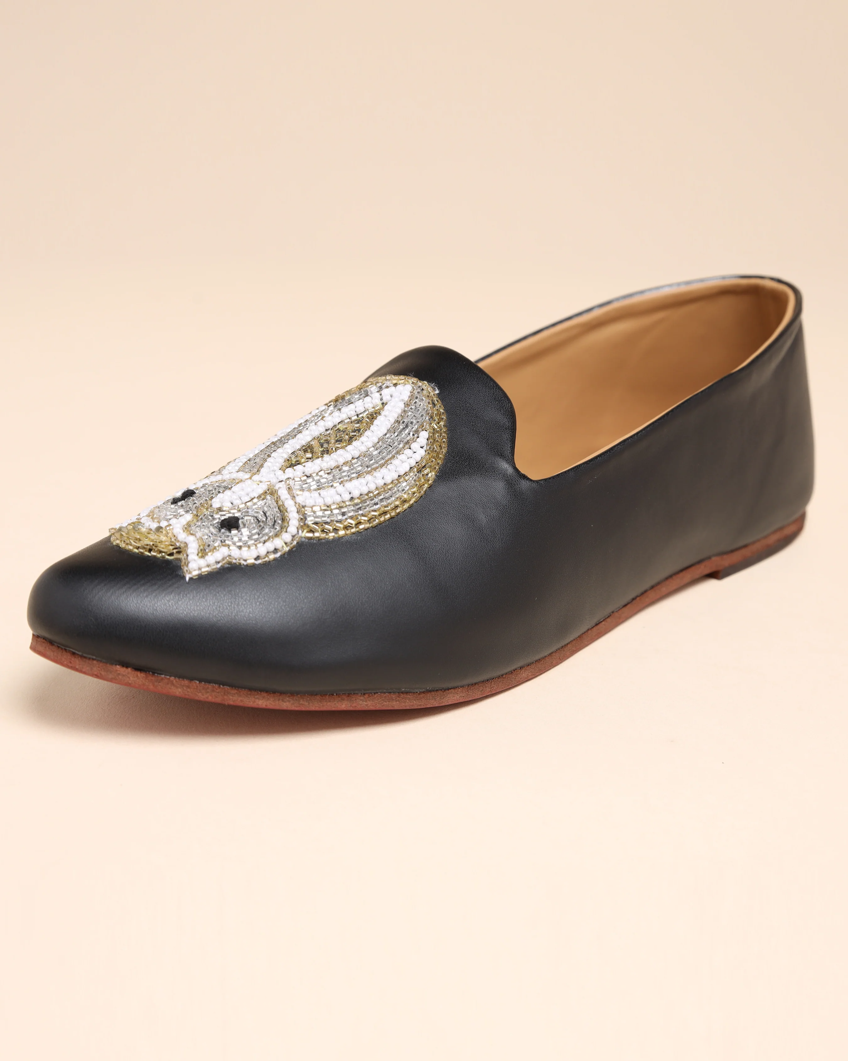 Baritone Black Handcrafted Loafers - Image 4