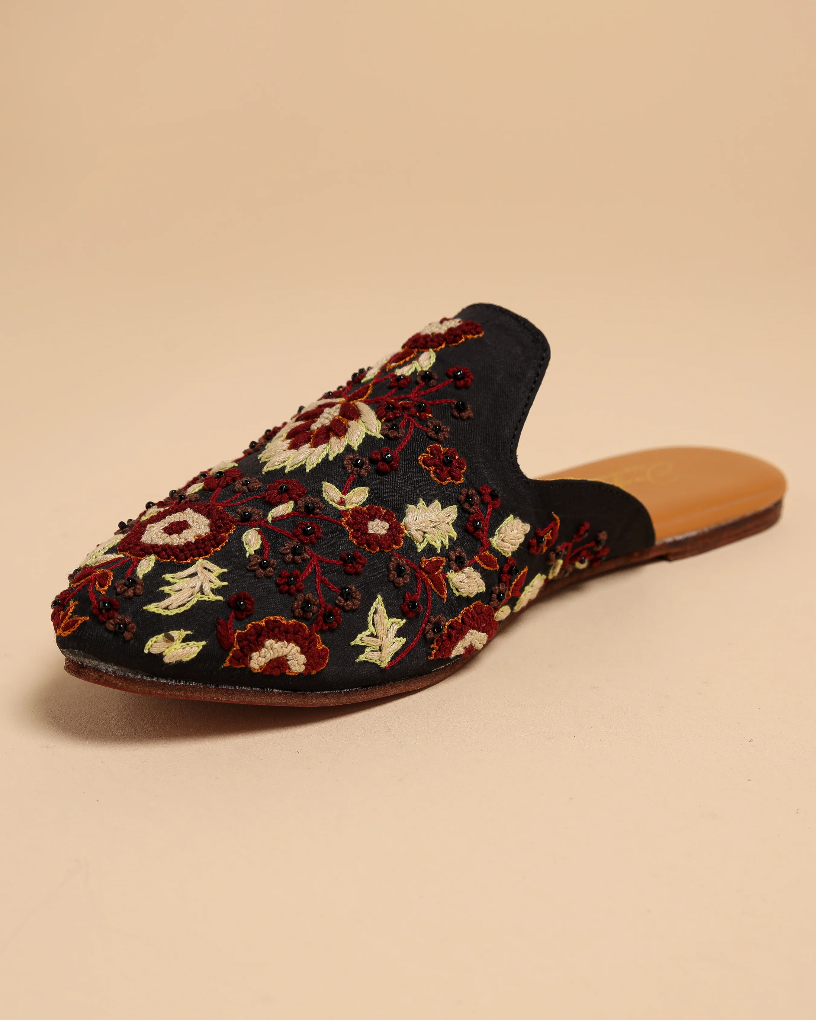 Black Cocoon Handcrafted Mules - Image 3