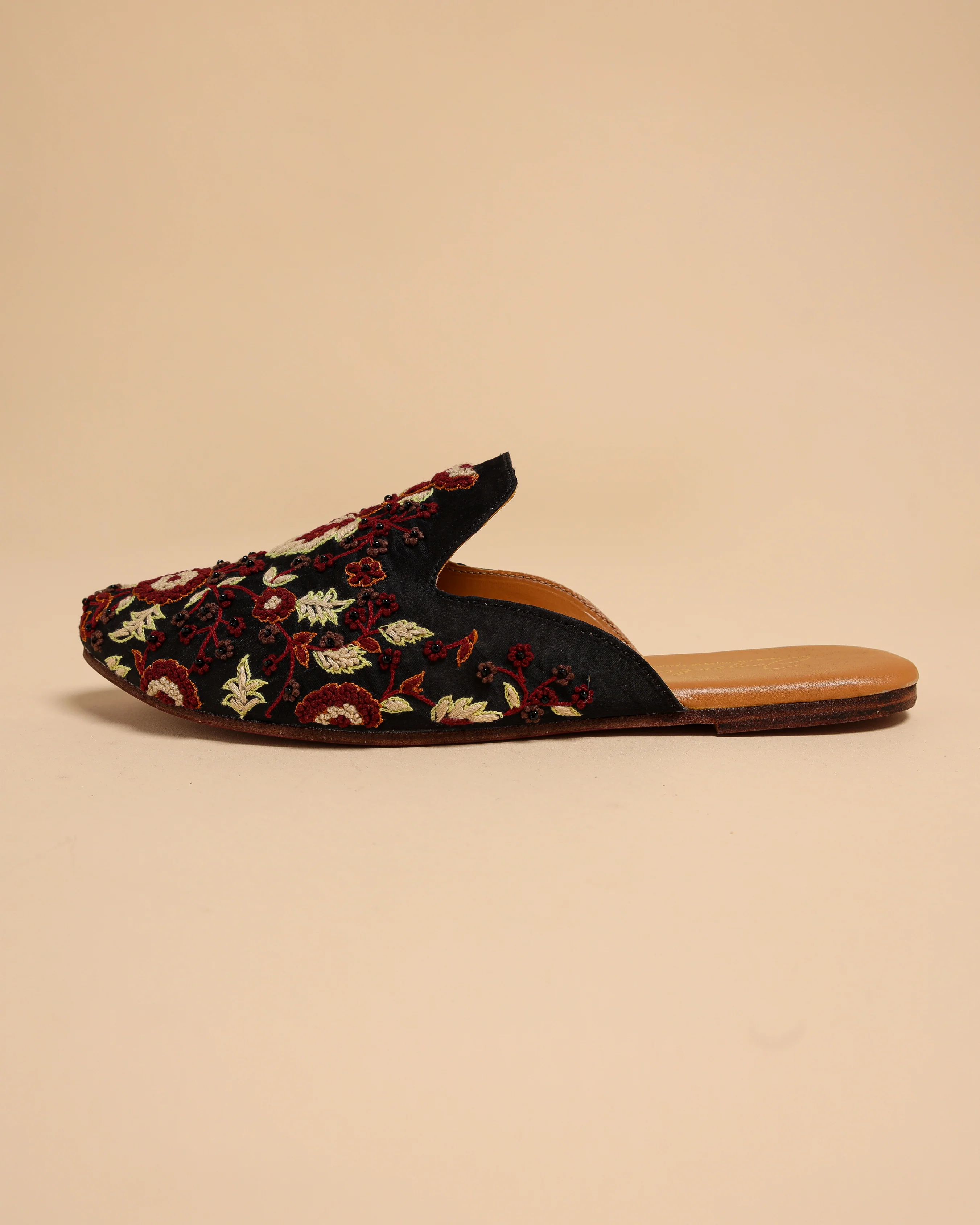 Black Cocoon Handcrafted Mules - Image 9