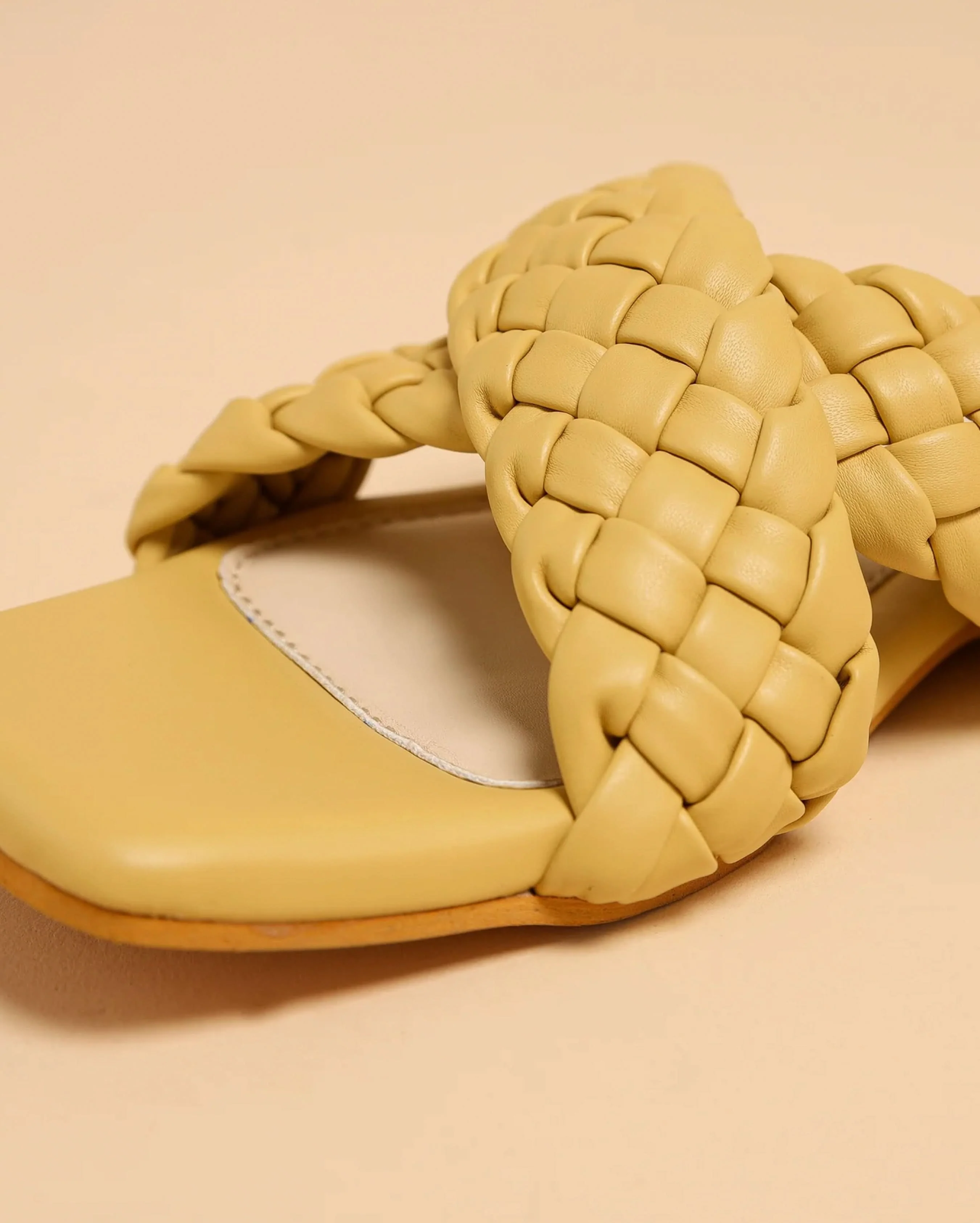 Blazing Yellow Braided Flats - Image 7