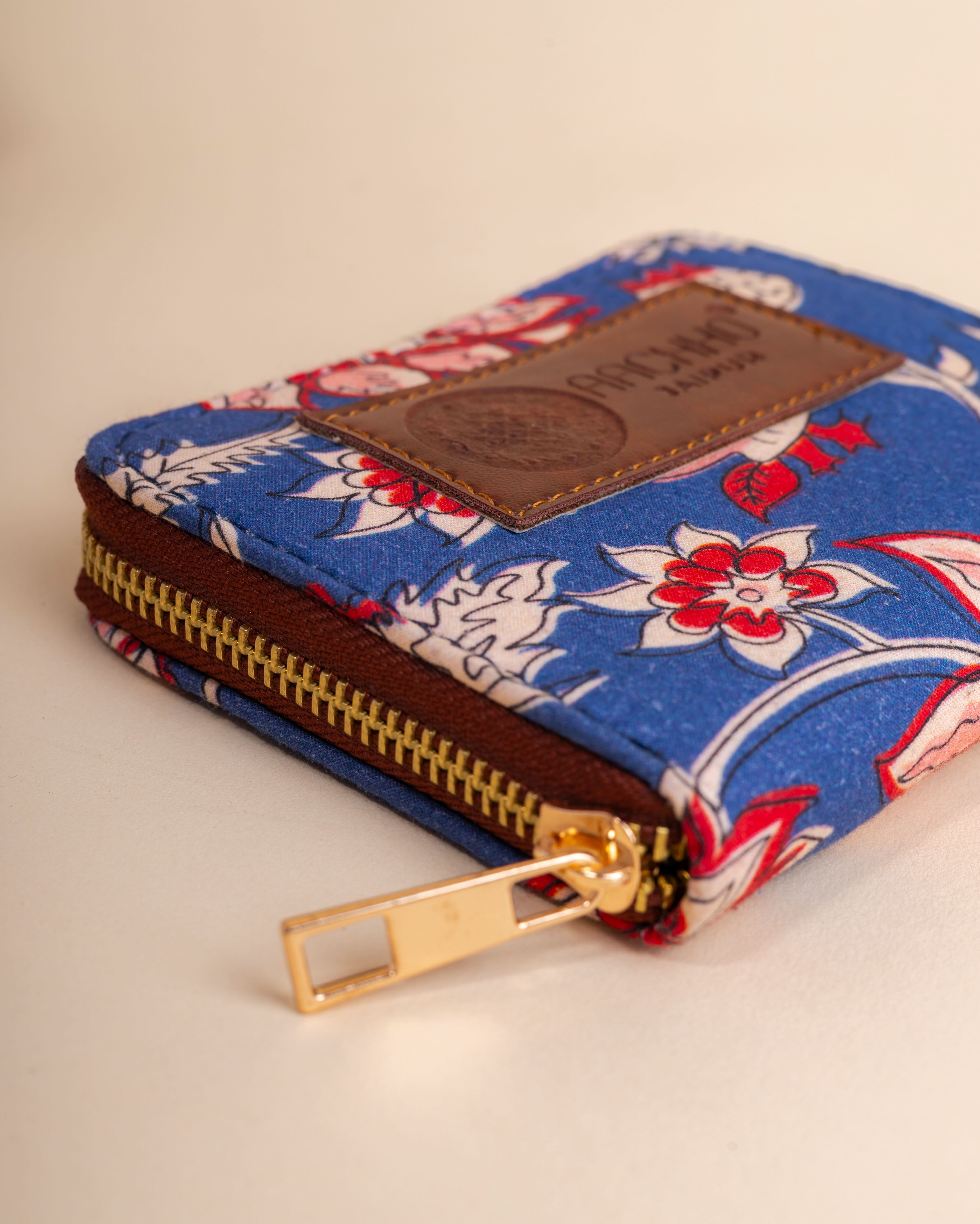 Blossom Blue Coin Pouch - Image 3