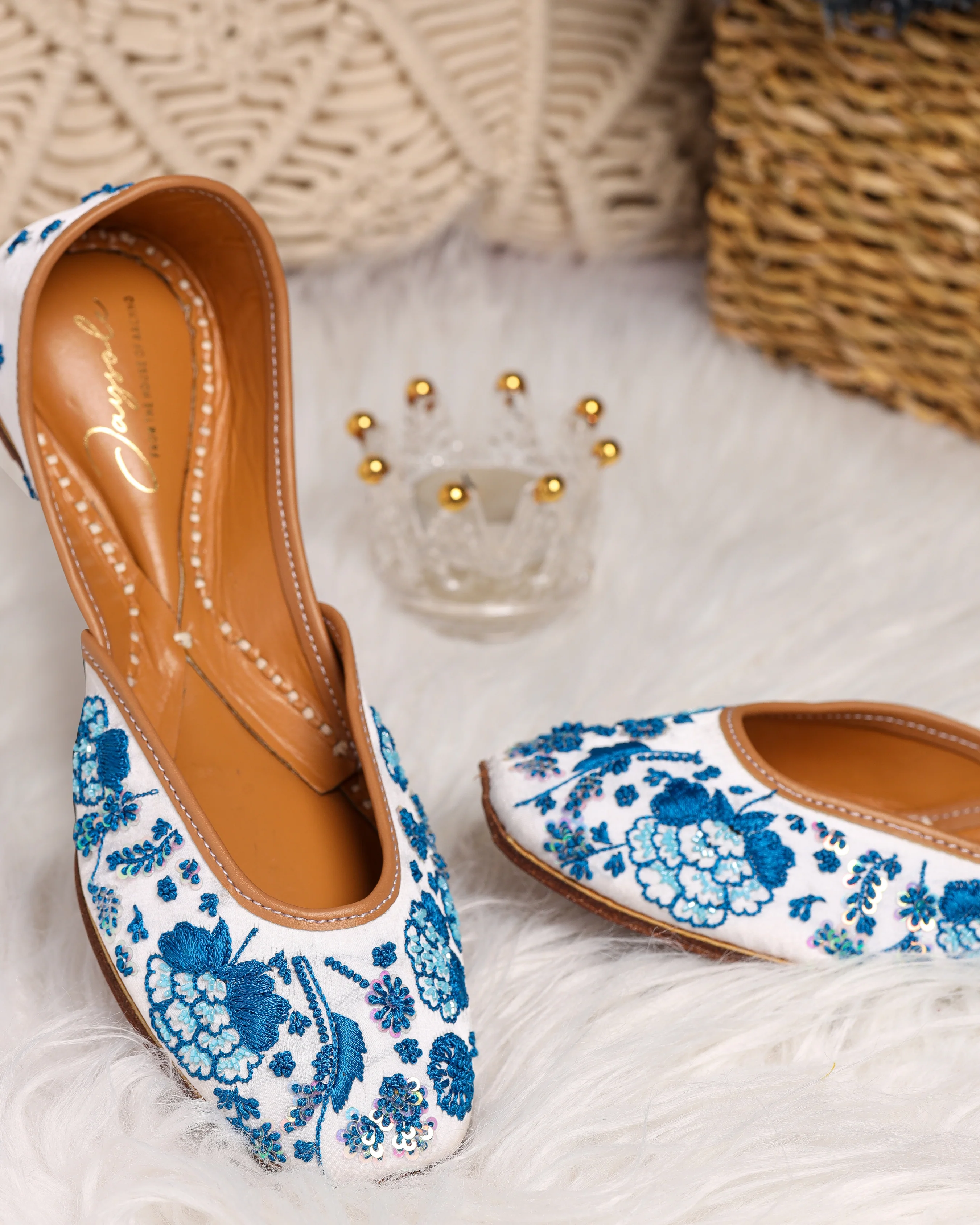 Blue Marlin Handcrafted Jutti - Image 6