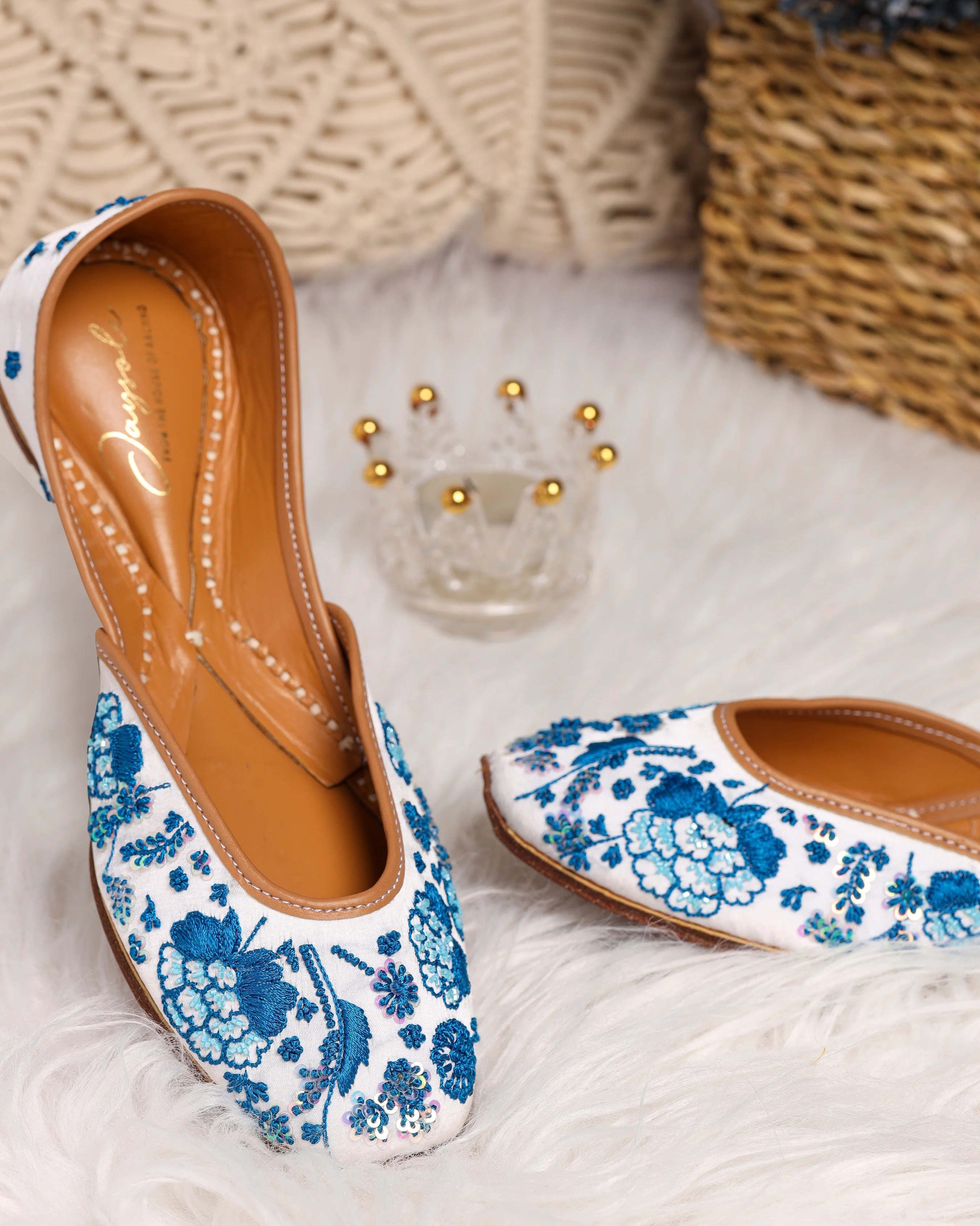 Blue Marlin Handcrafted Jutti - Image 7