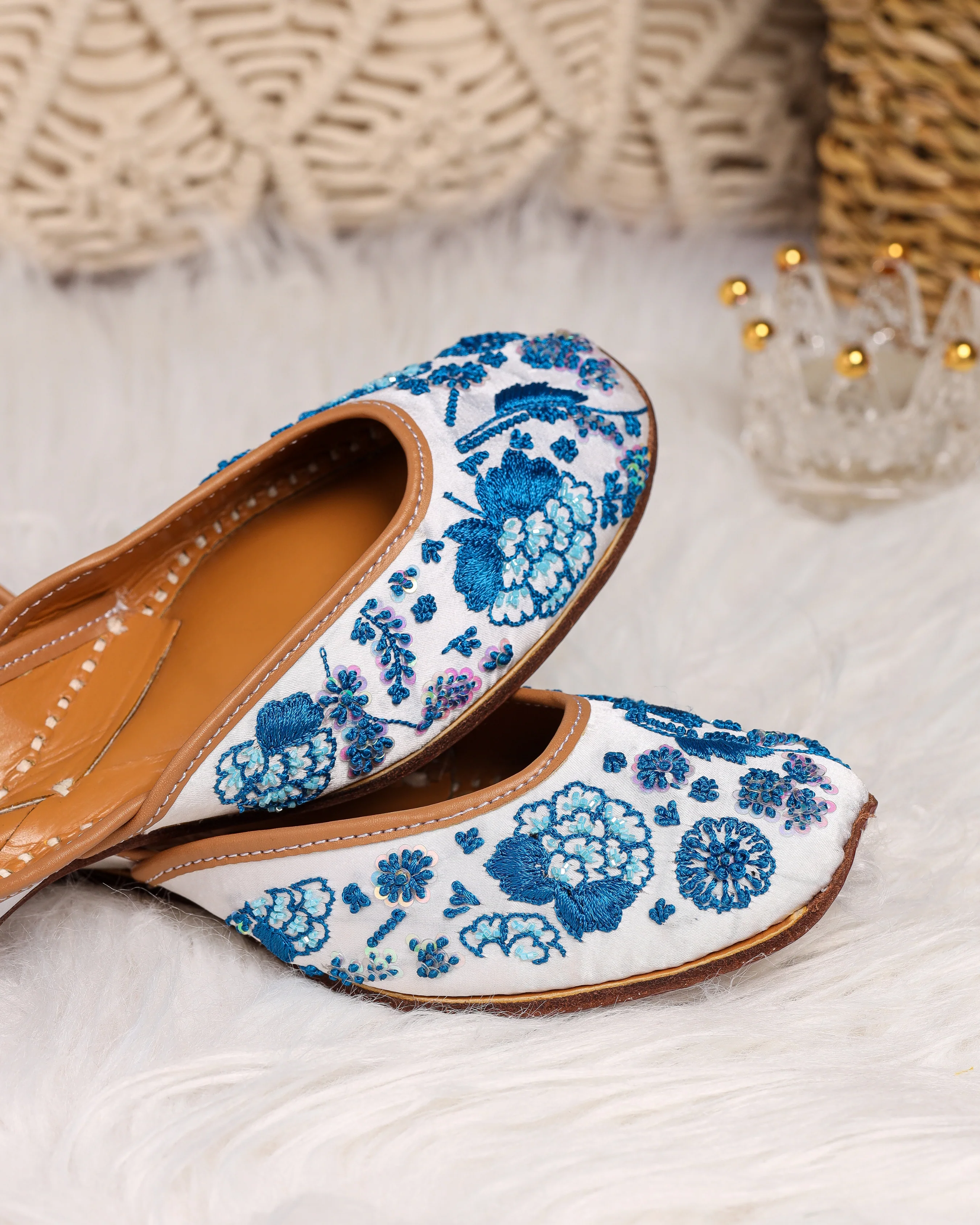 Blue Marlin Handcrafted Jutti - Image 8