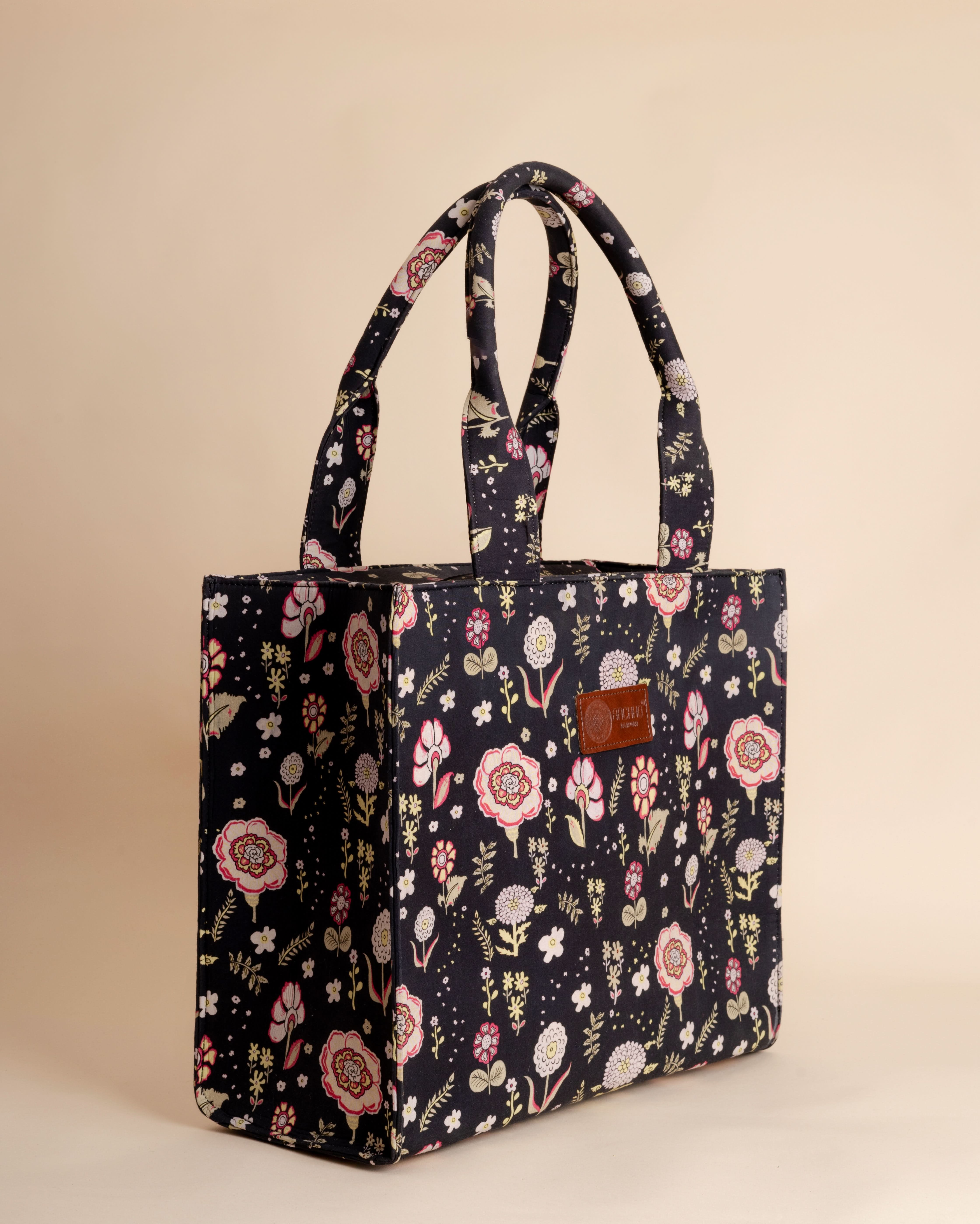 Botanical Black Tote Bag - Image 6