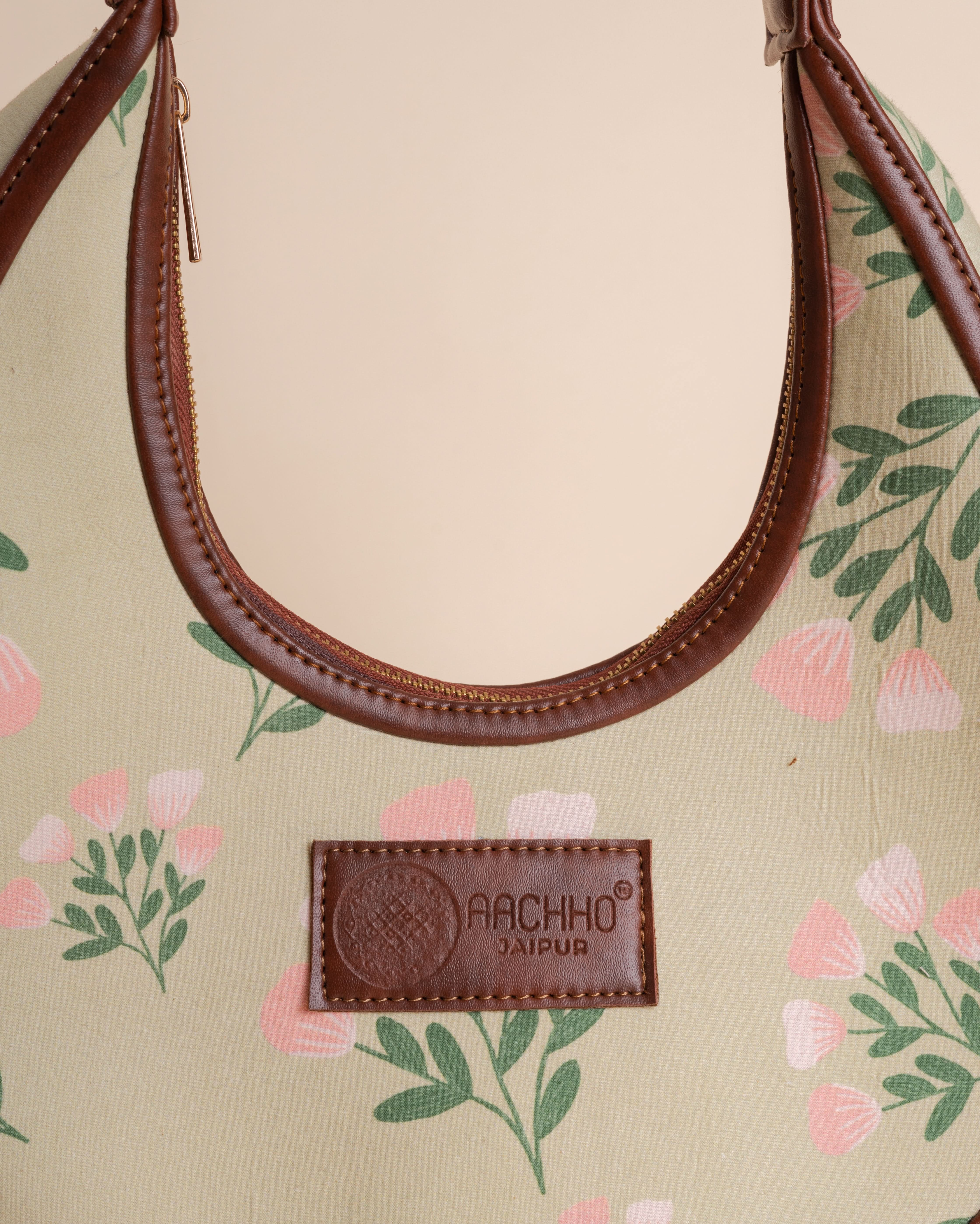 Buttercup Bliss Green Half Moon Bag - Image 6