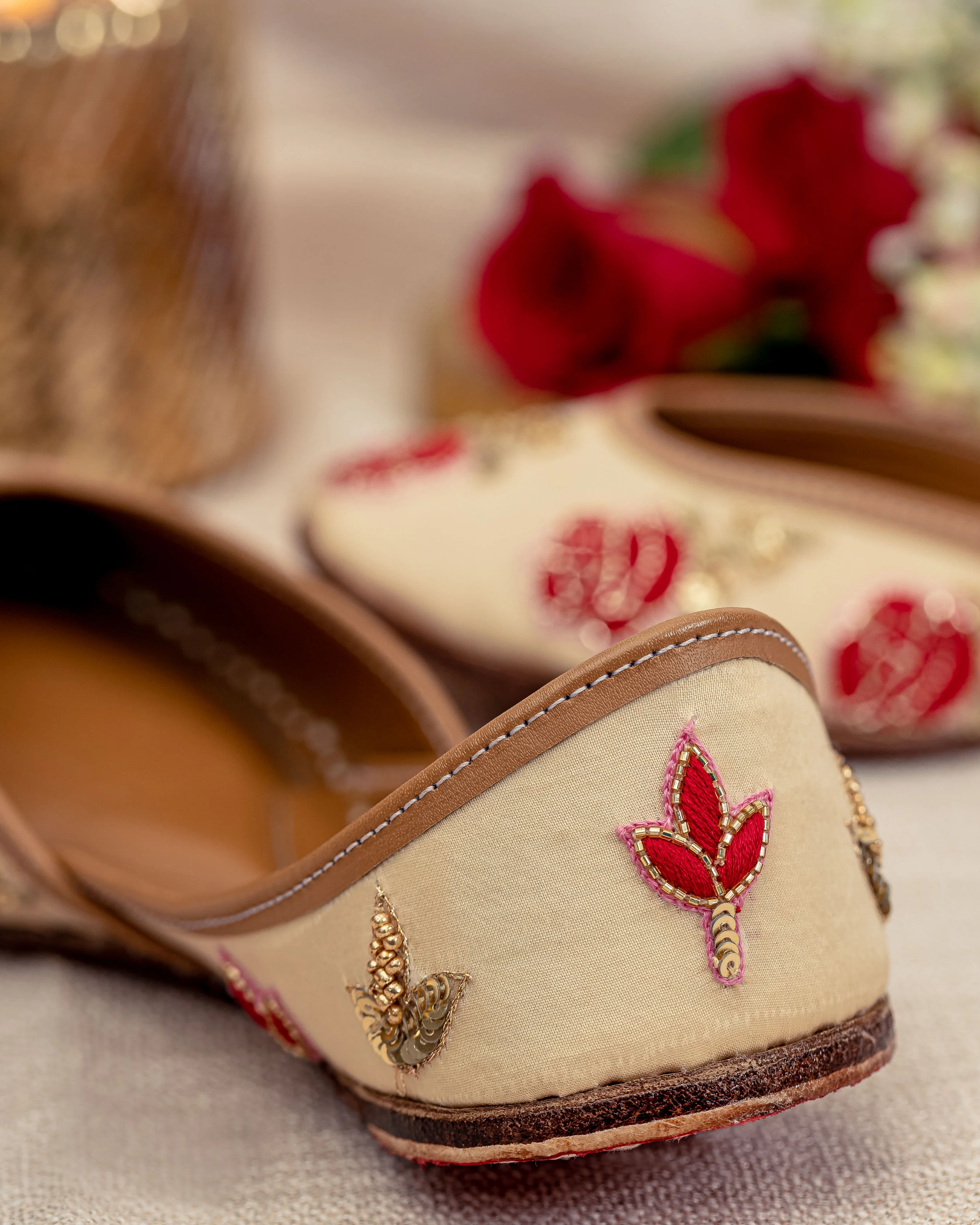 Candy Rose Handcrafted Jutti - Image 7