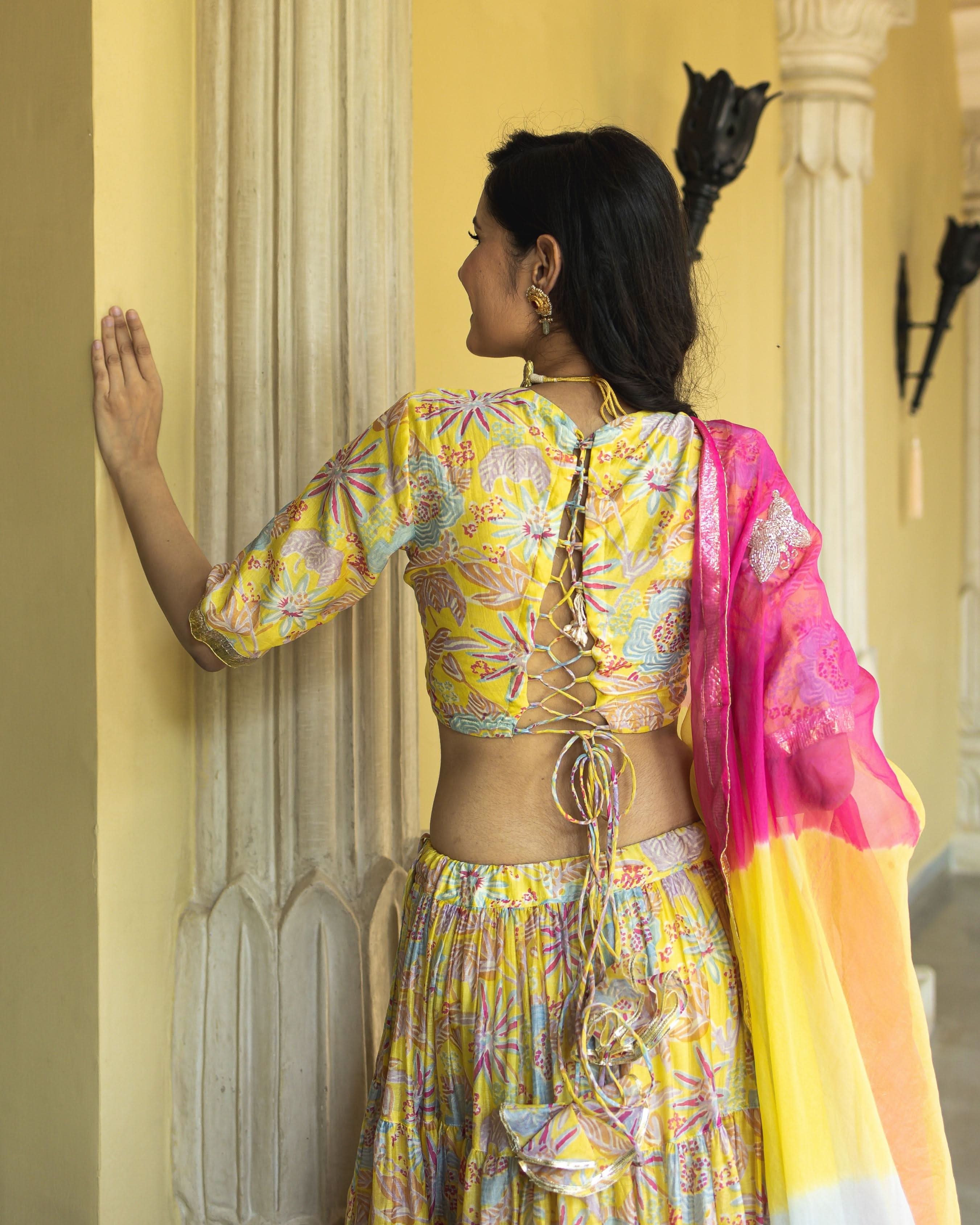 Chandni Chanderi Lehenga Set - Image 7