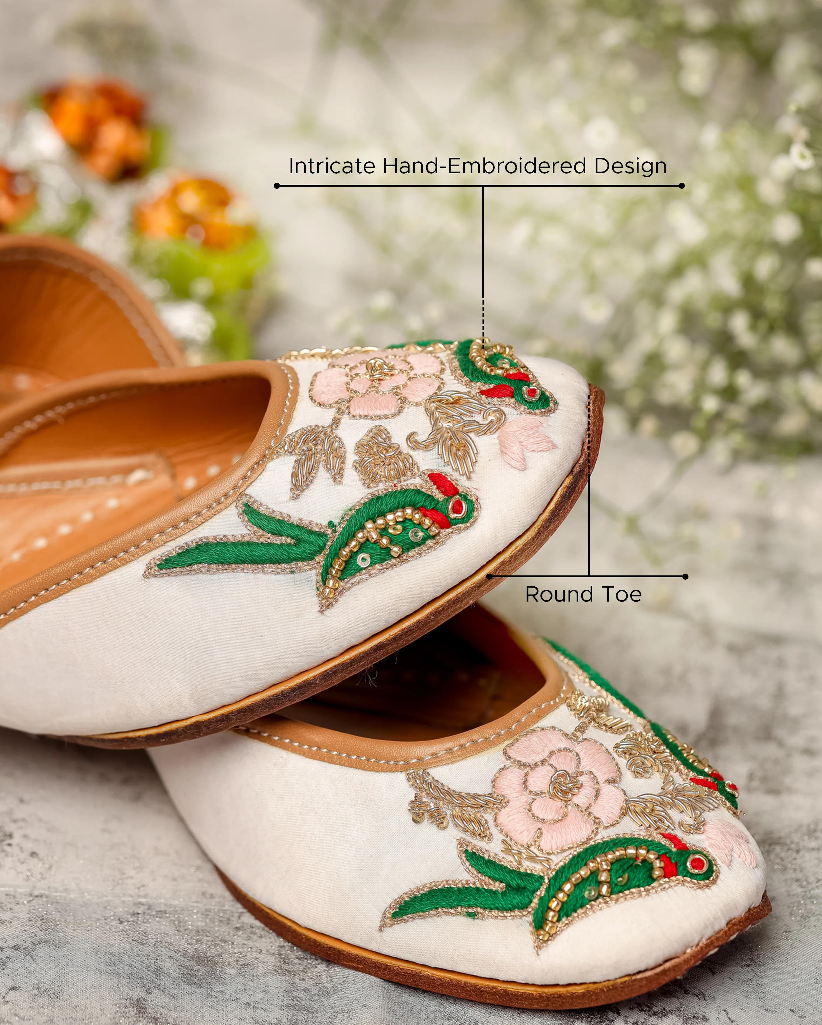 Chilli Pepper Handcrafted Jutti - Image 3