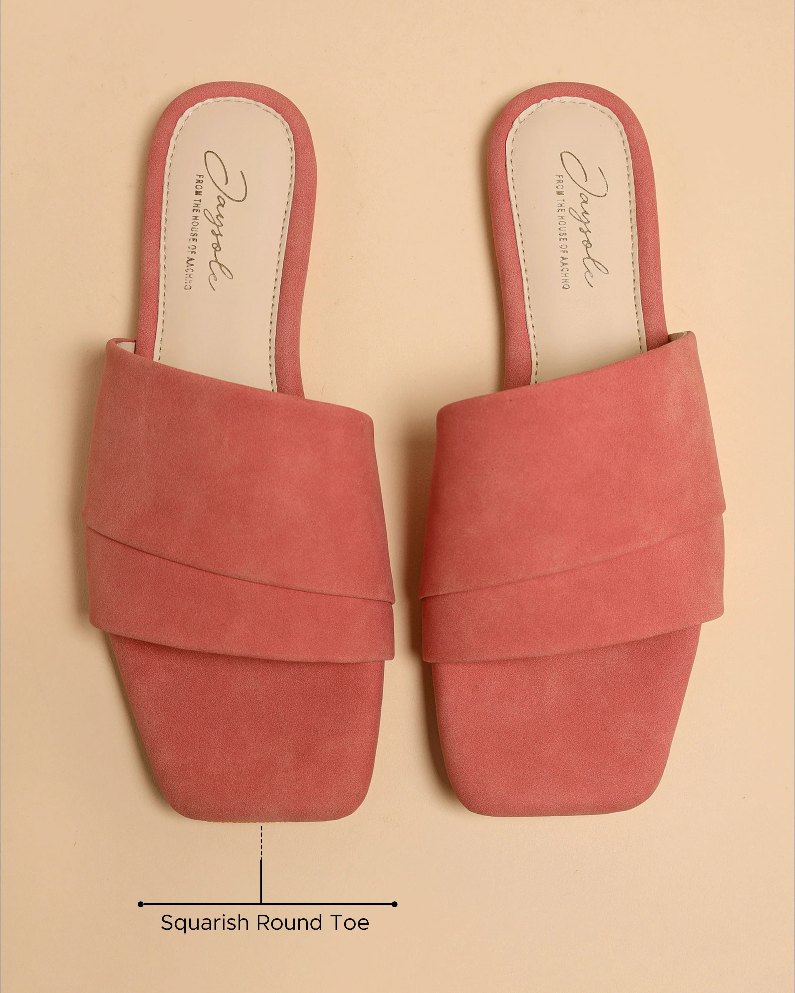 Claret Red Suede Slides - Image 2