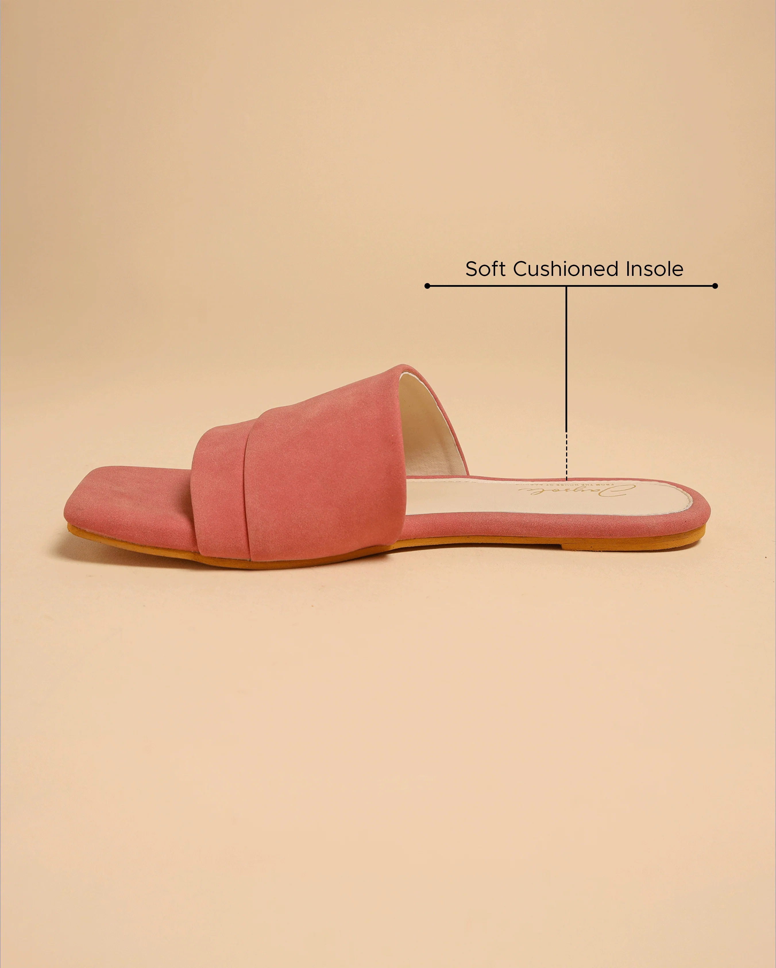 Claret Red Suede Slides - Image 4