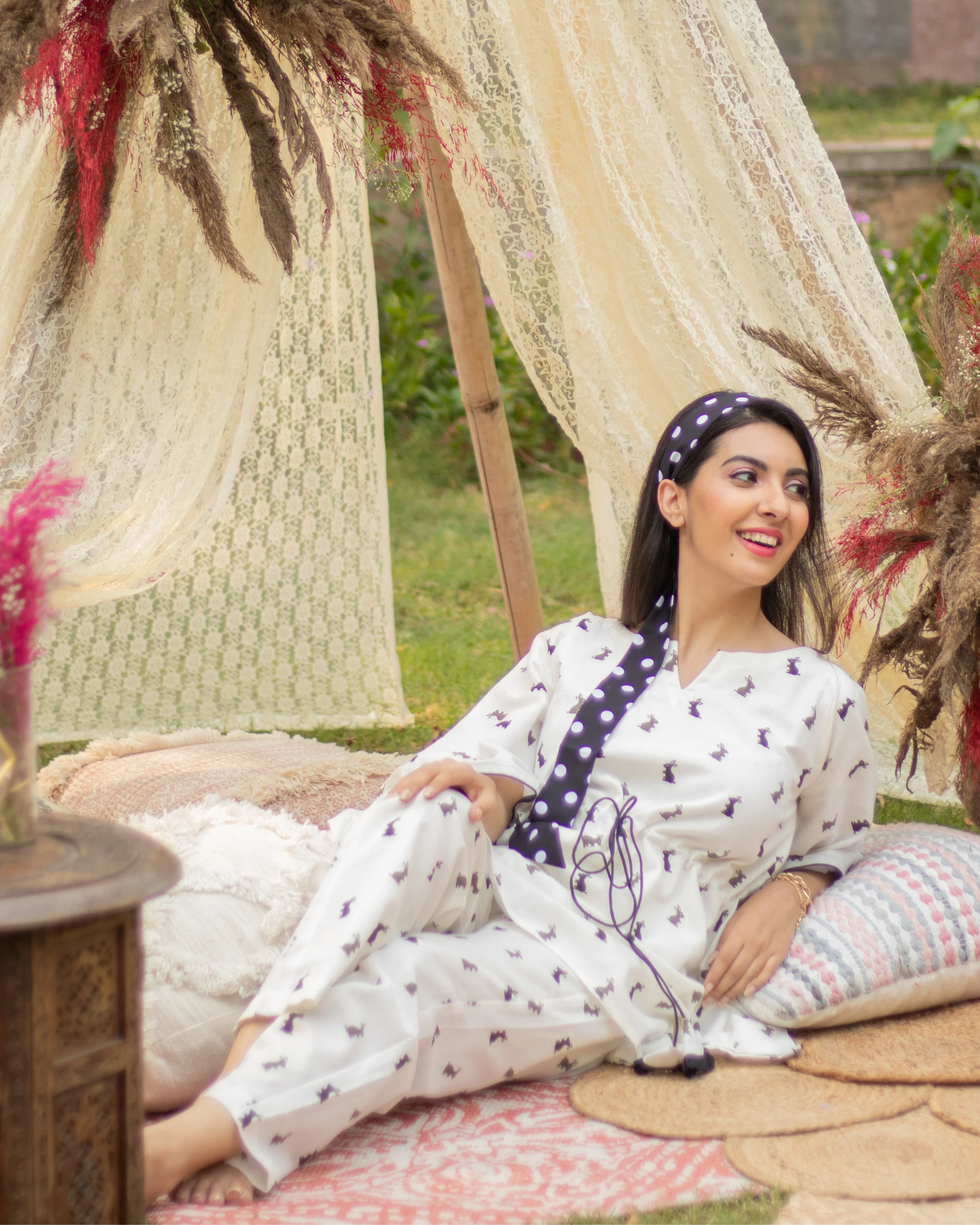 Cloud Ora Cotton Kaftan Set - Image 4