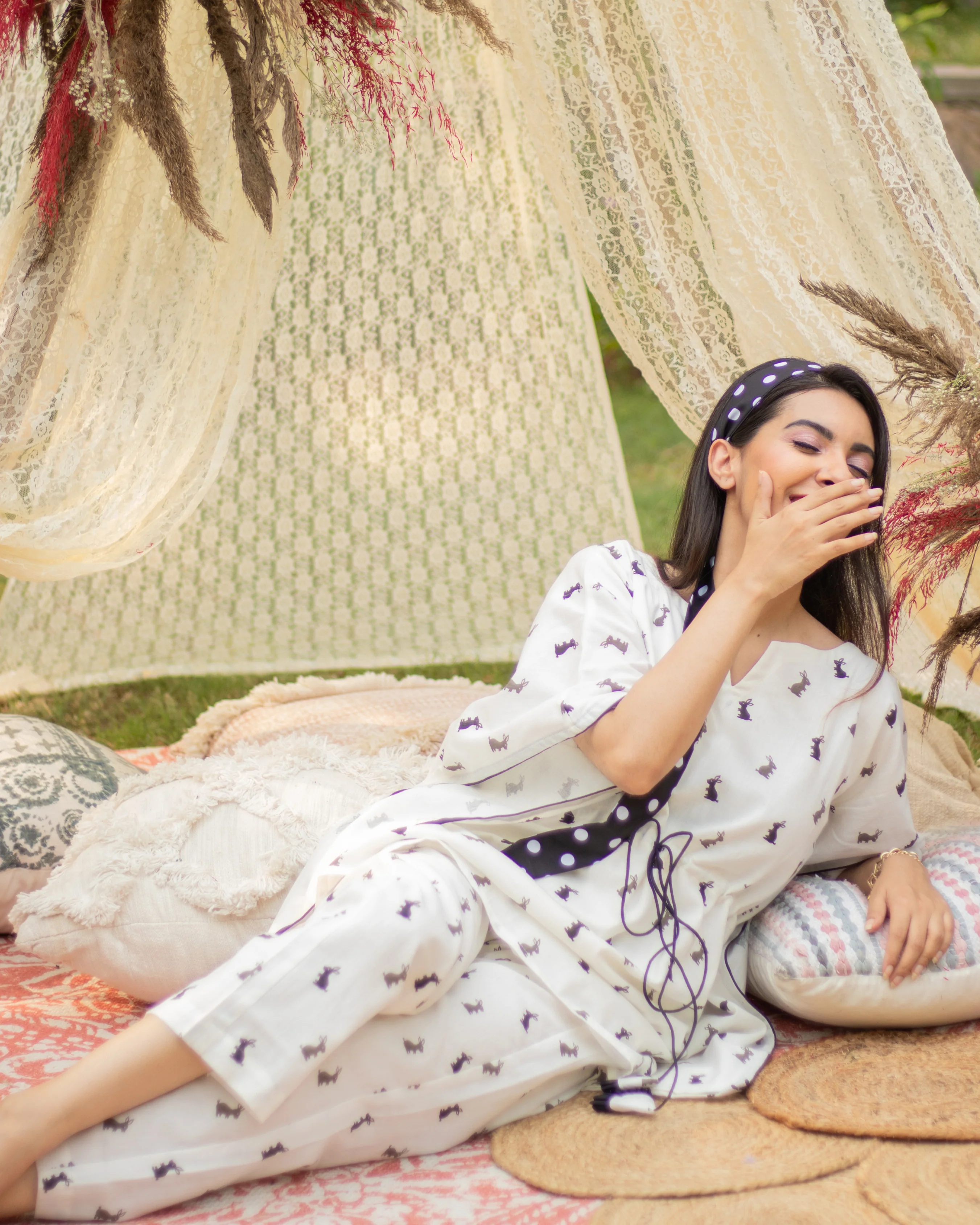 Cloud Ora Cotton Kaftan Set - Image 6