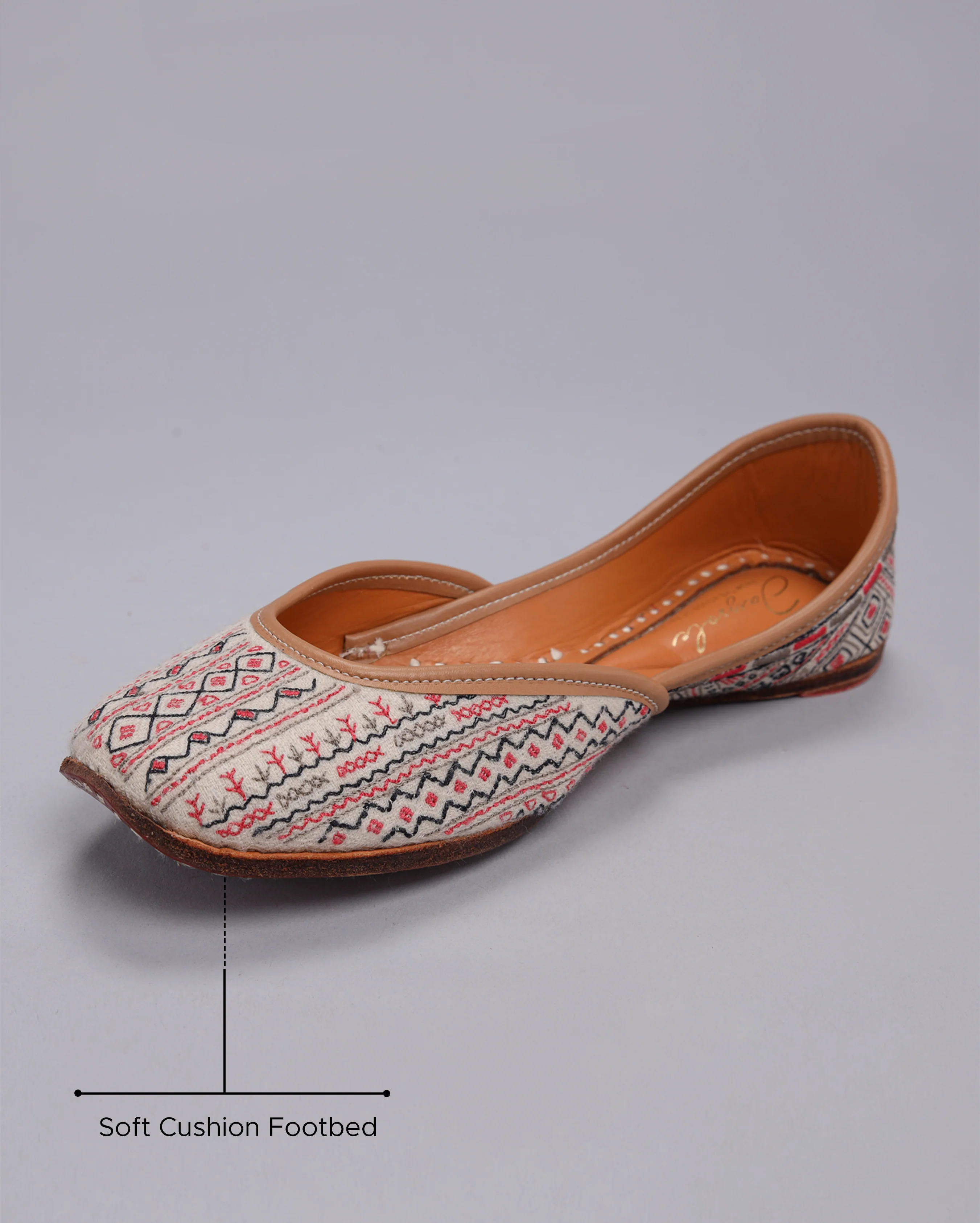 Color Cord Handcrafted Jutti - Image 4