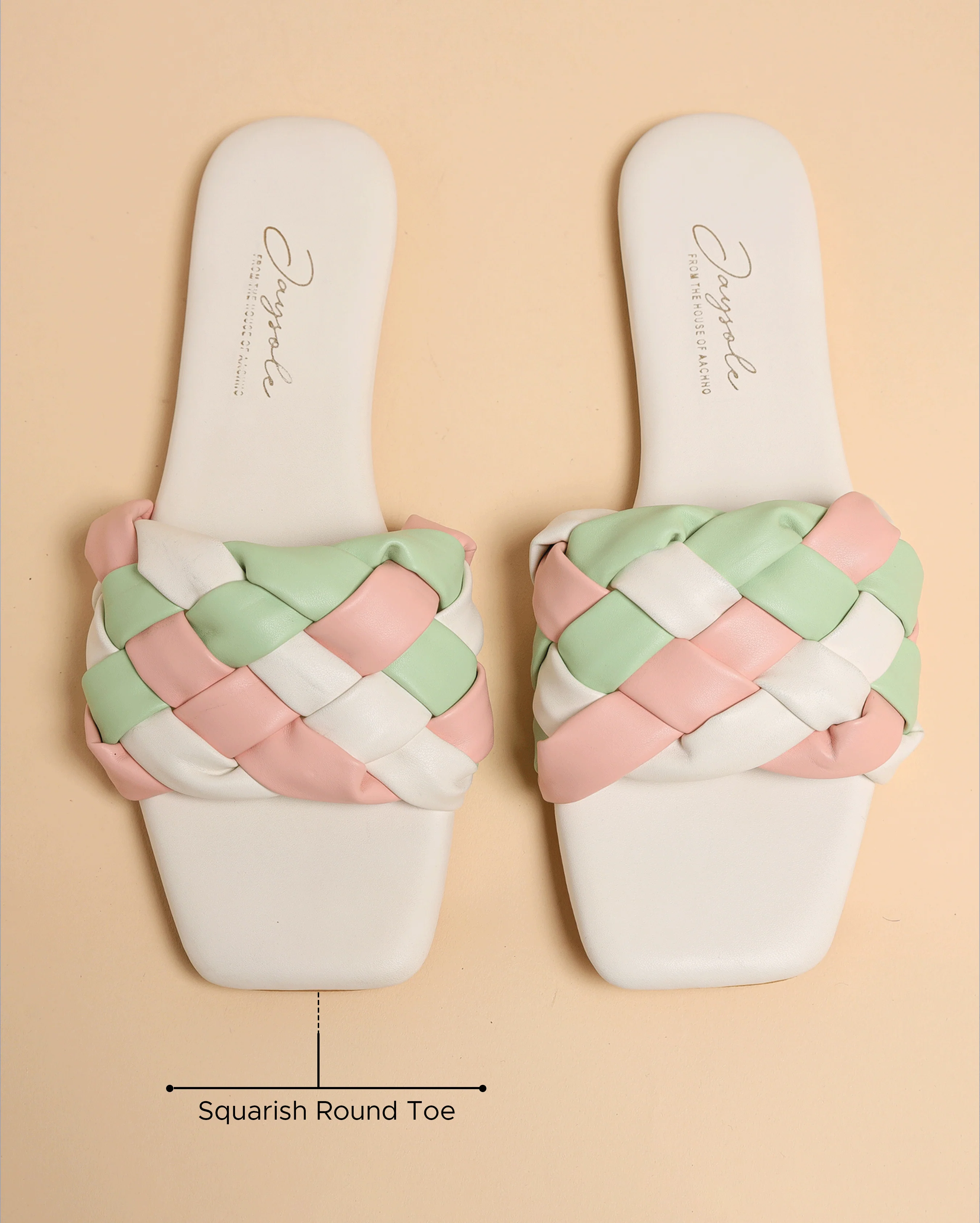 Colourful Mystery Braided Slides - Image 2