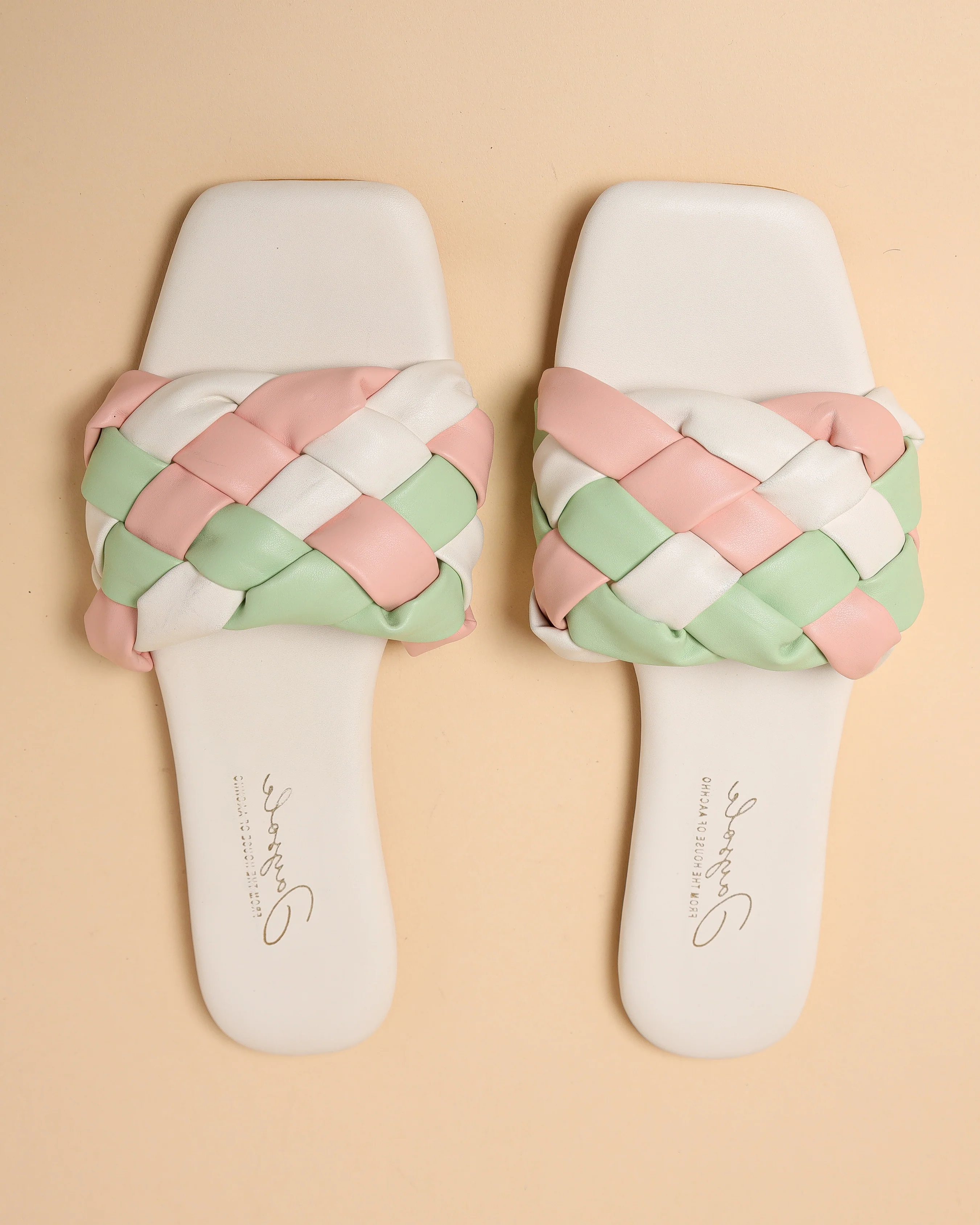Colourful Mystery Braided Slides - Image 6