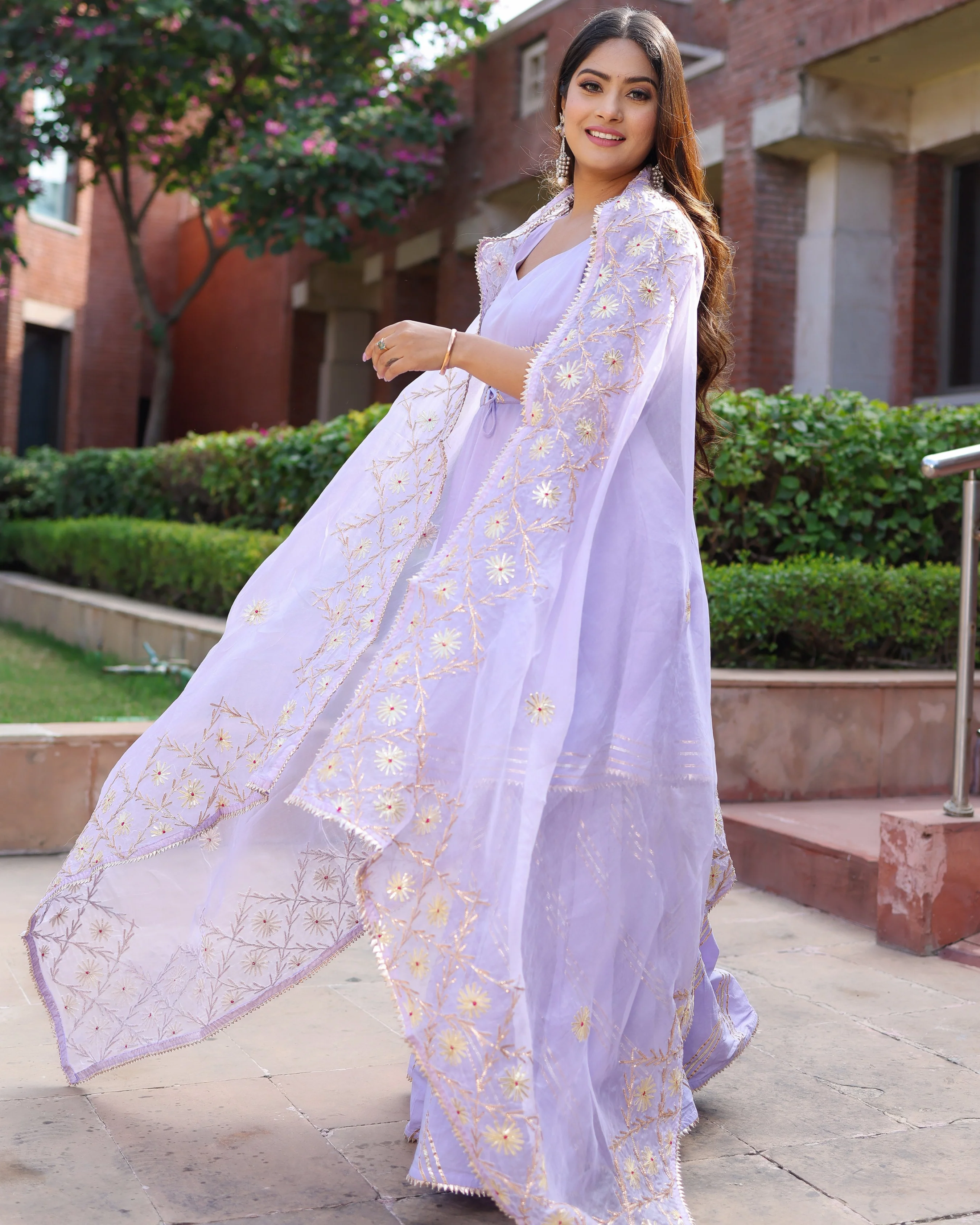 Crown Magic Gotapatti Sharara Set - Image 4