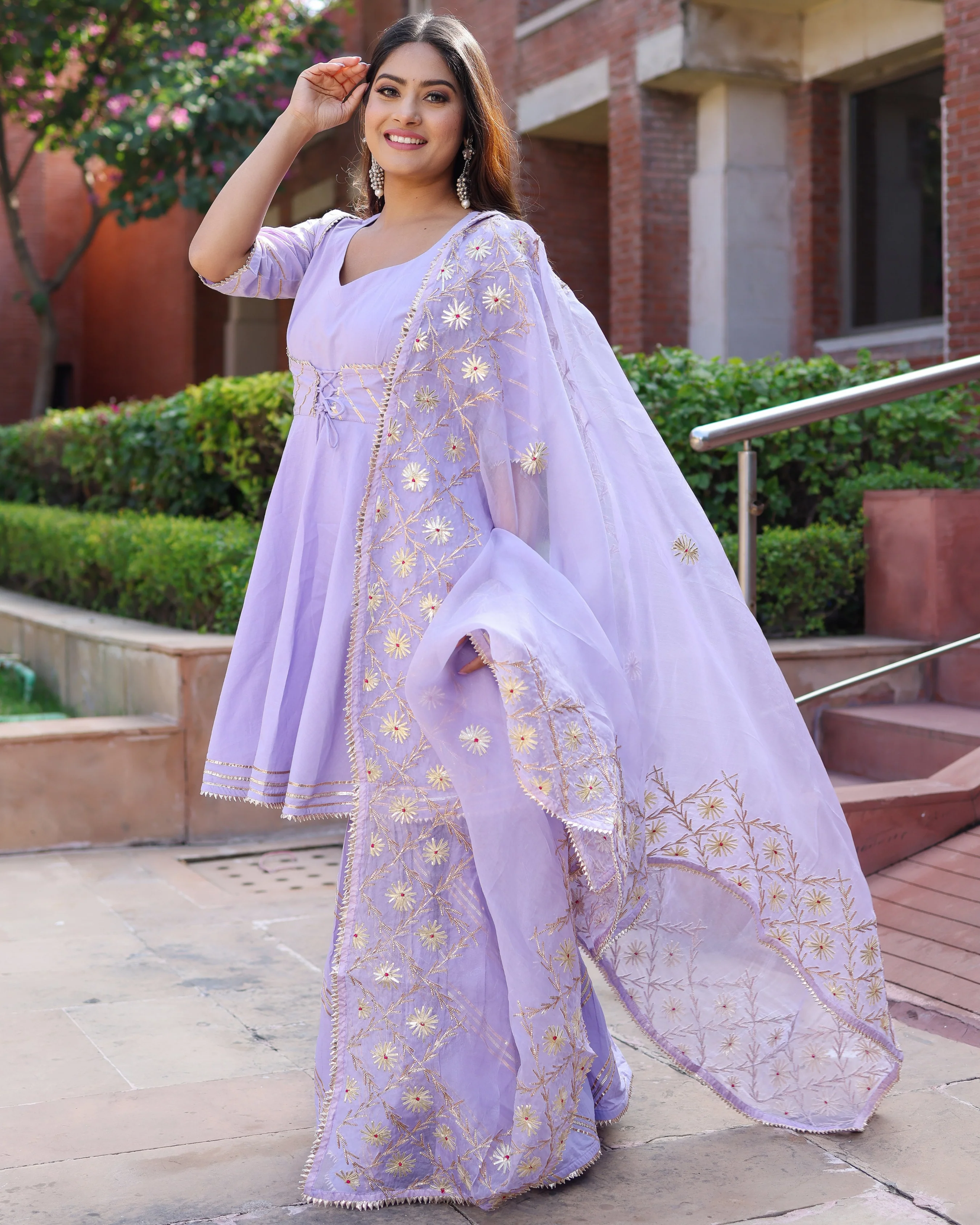 Crown Magic Gotapatti Sharara Set - Image 6