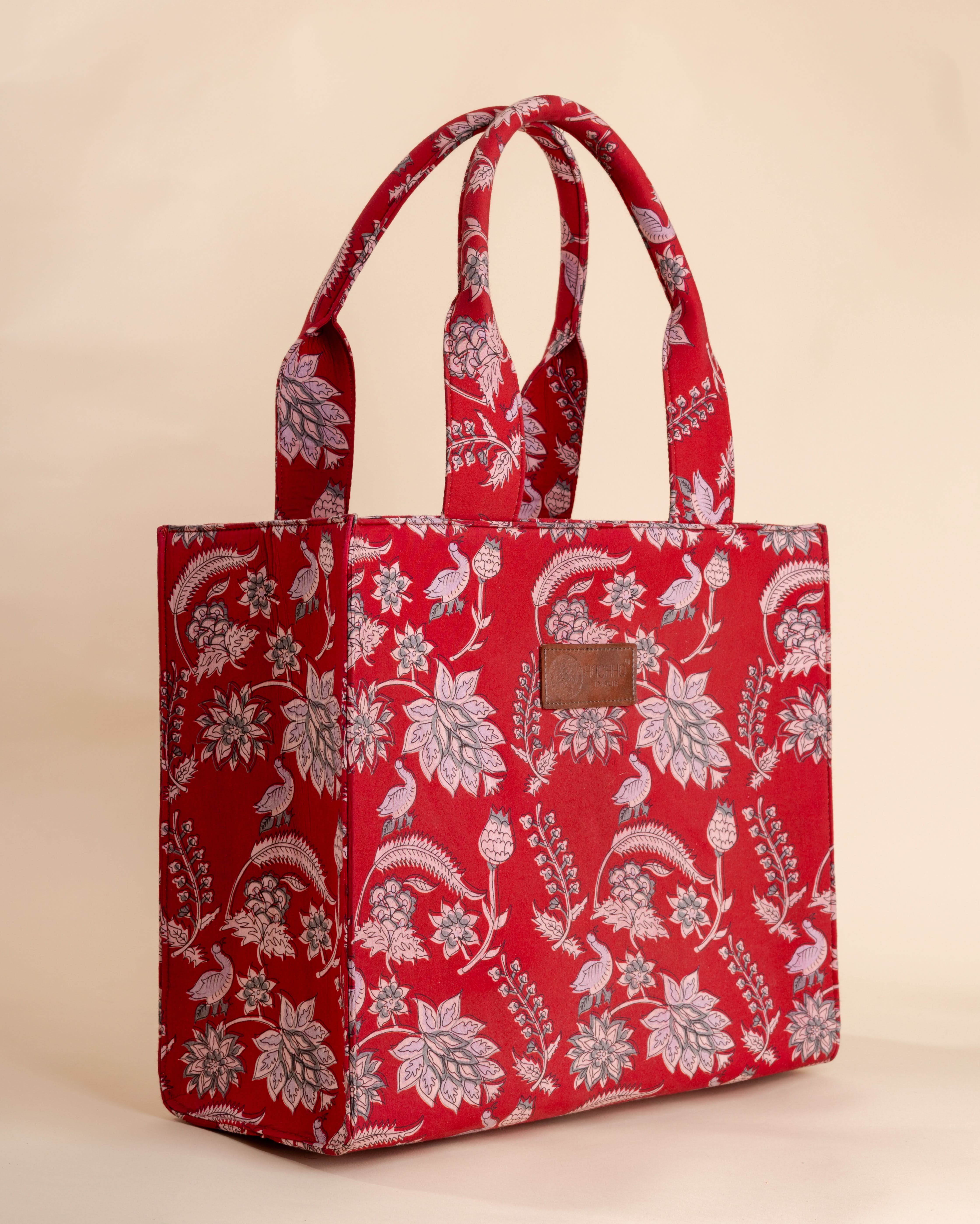 Ember Red Tote Bag - Image 6