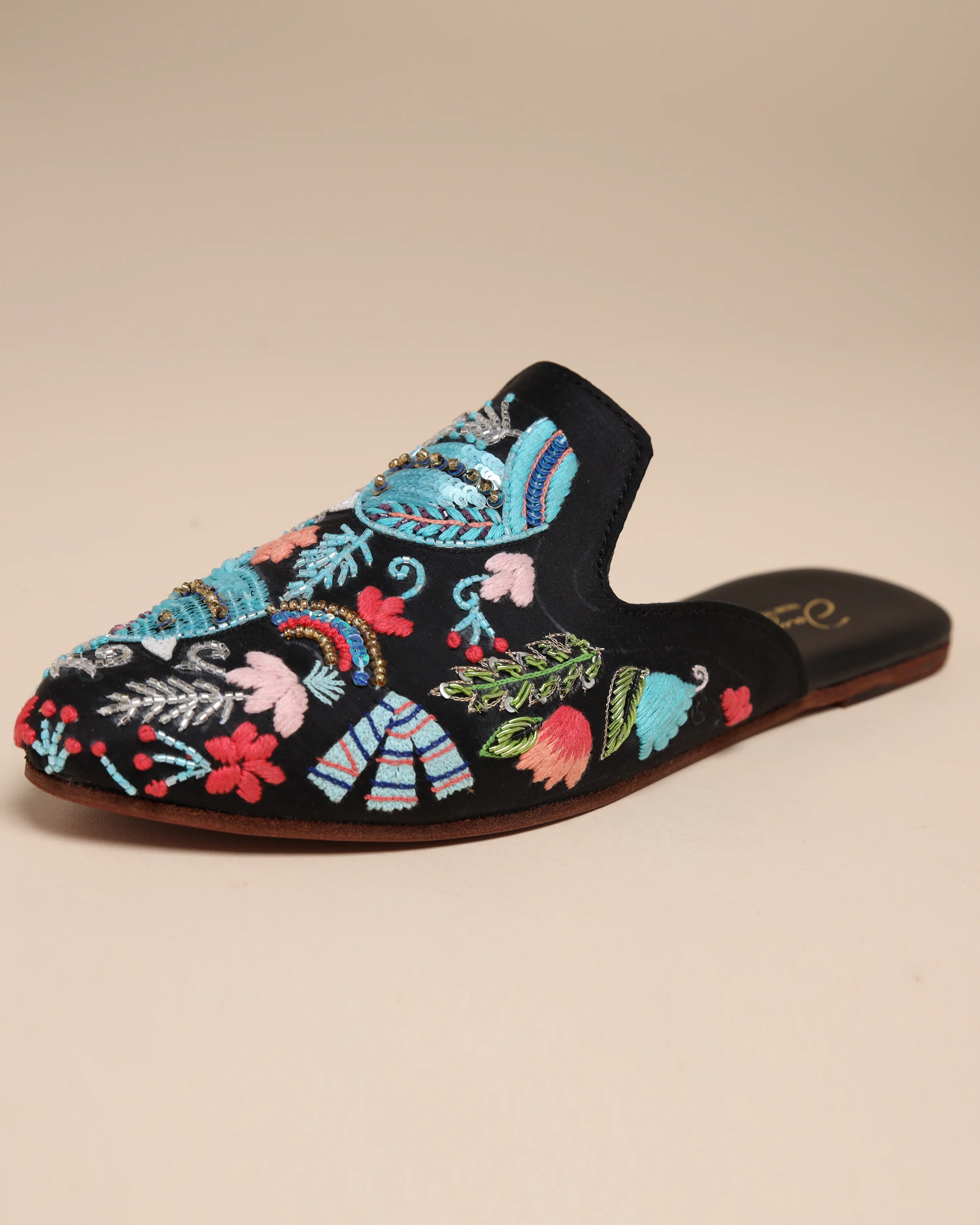 Evening Haze Handcrafted Mules - Image 4
