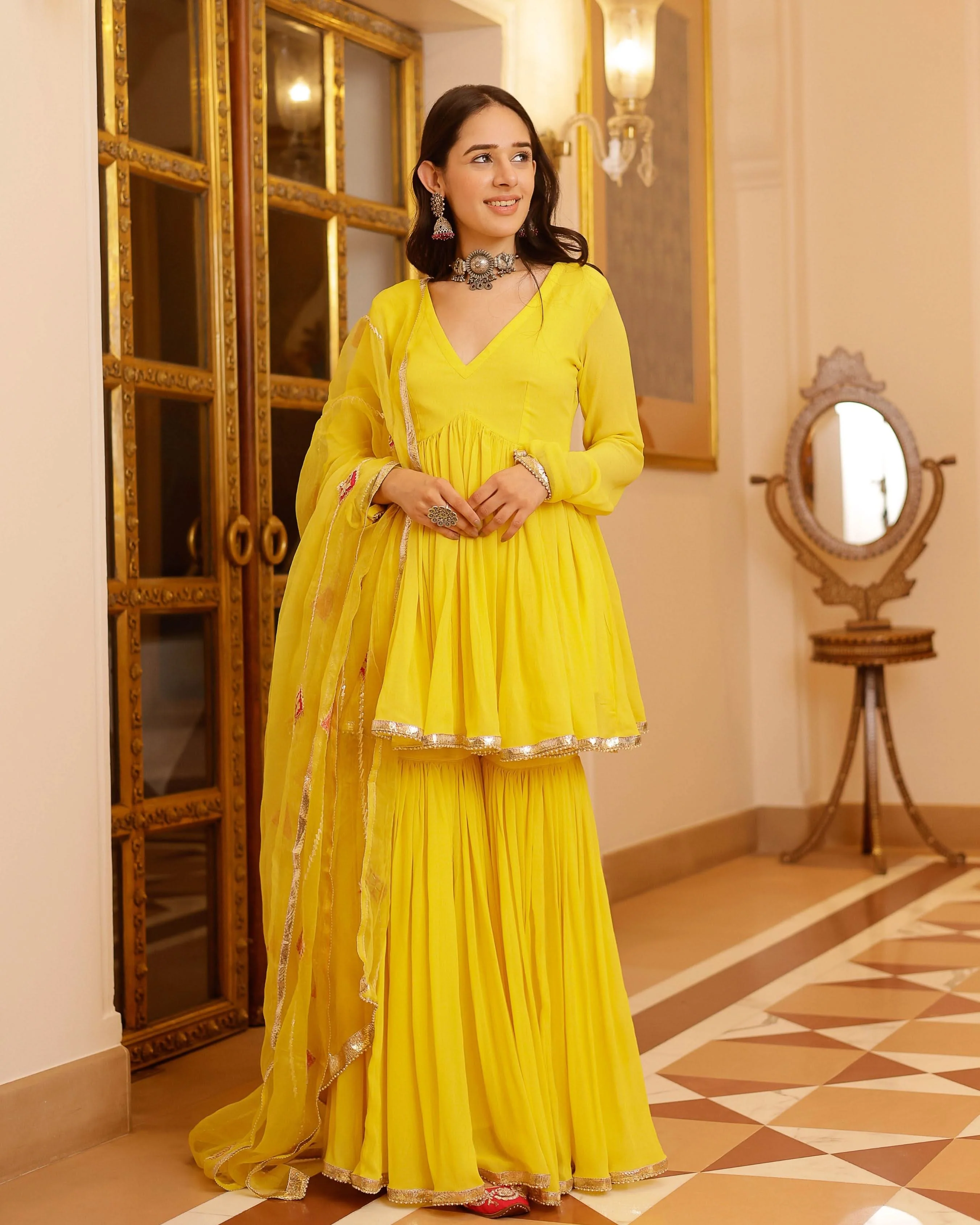 Falak Gotapatti Georgette Suit Set - Image 4