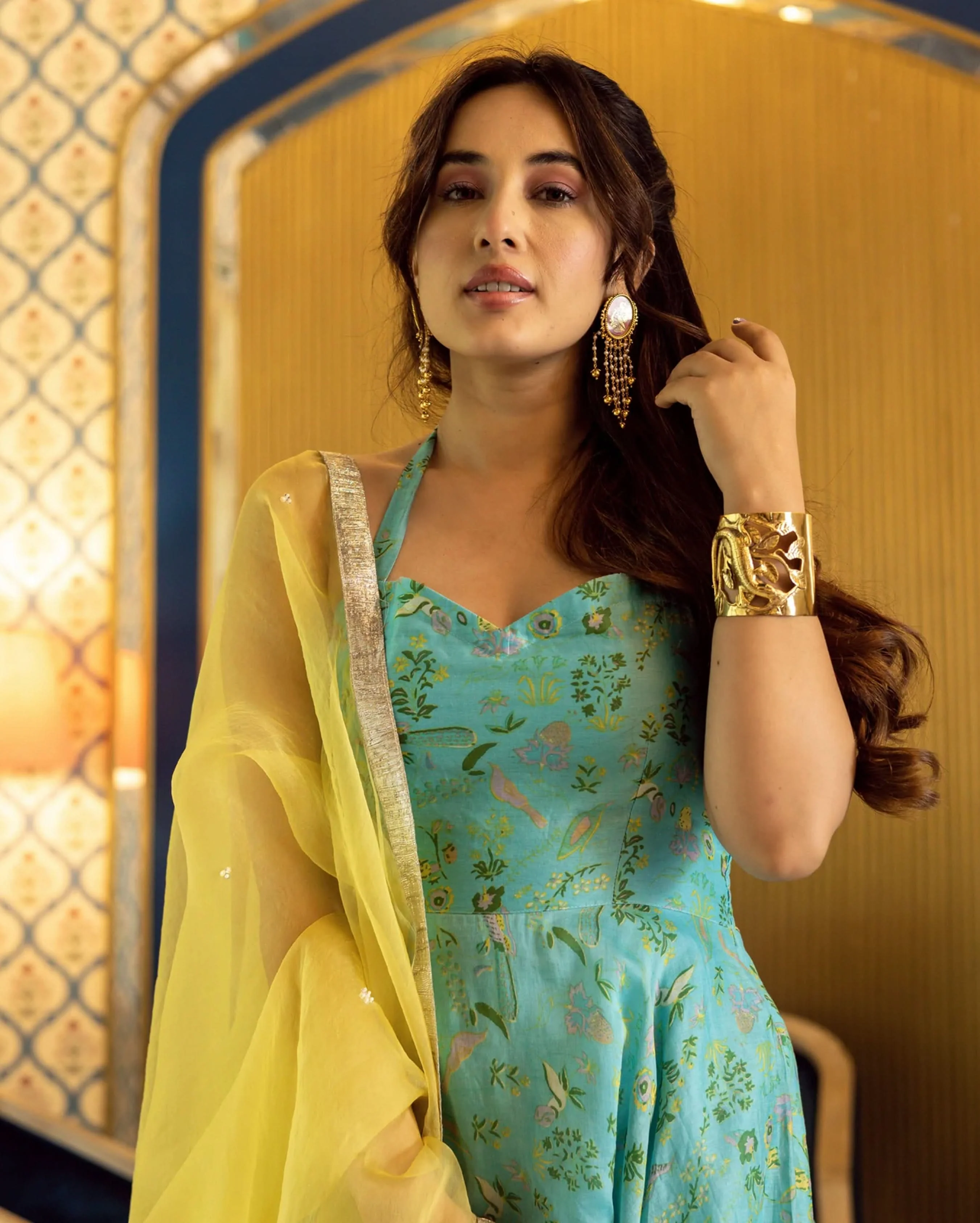 Firosa Chanderi Sharara Set - Image 4