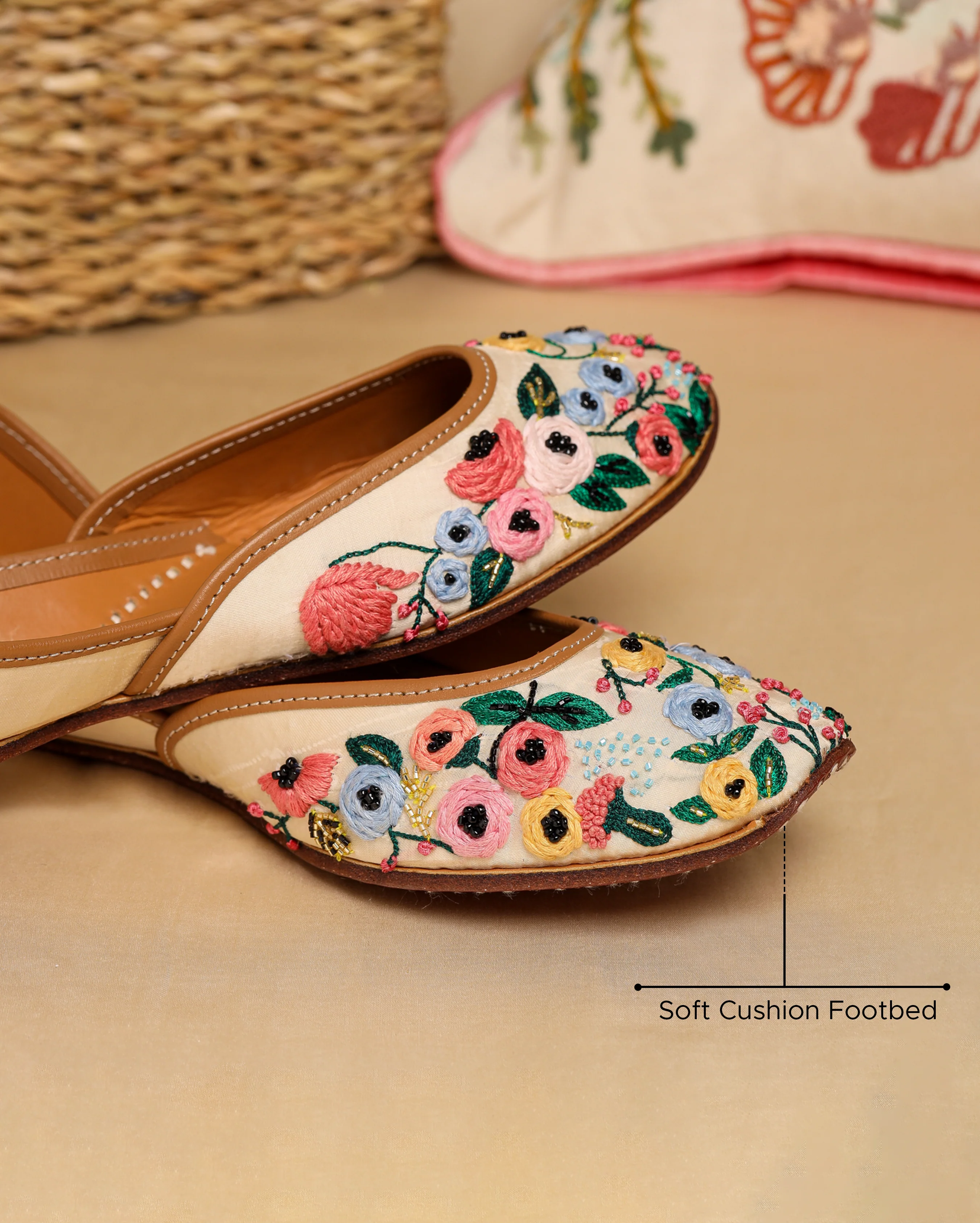 Flower Bae Handcrafted Jutti - Image 3