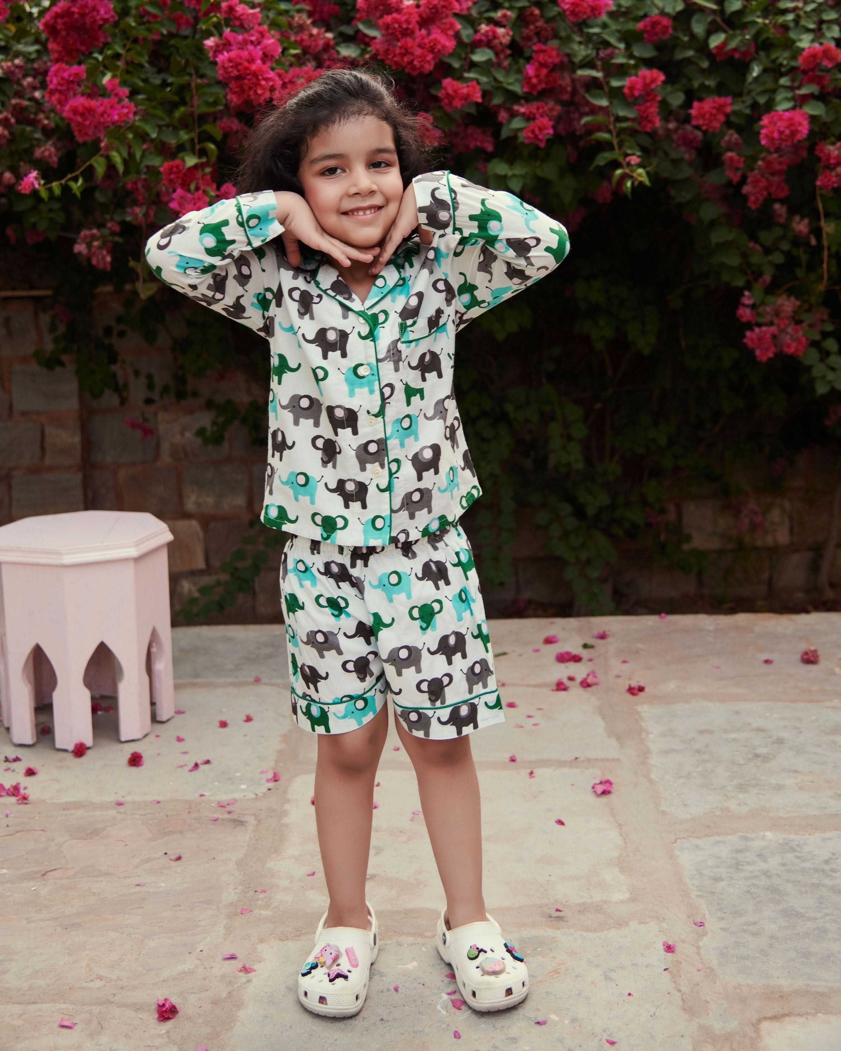 Fountain Cotton Night Suit - Image 3