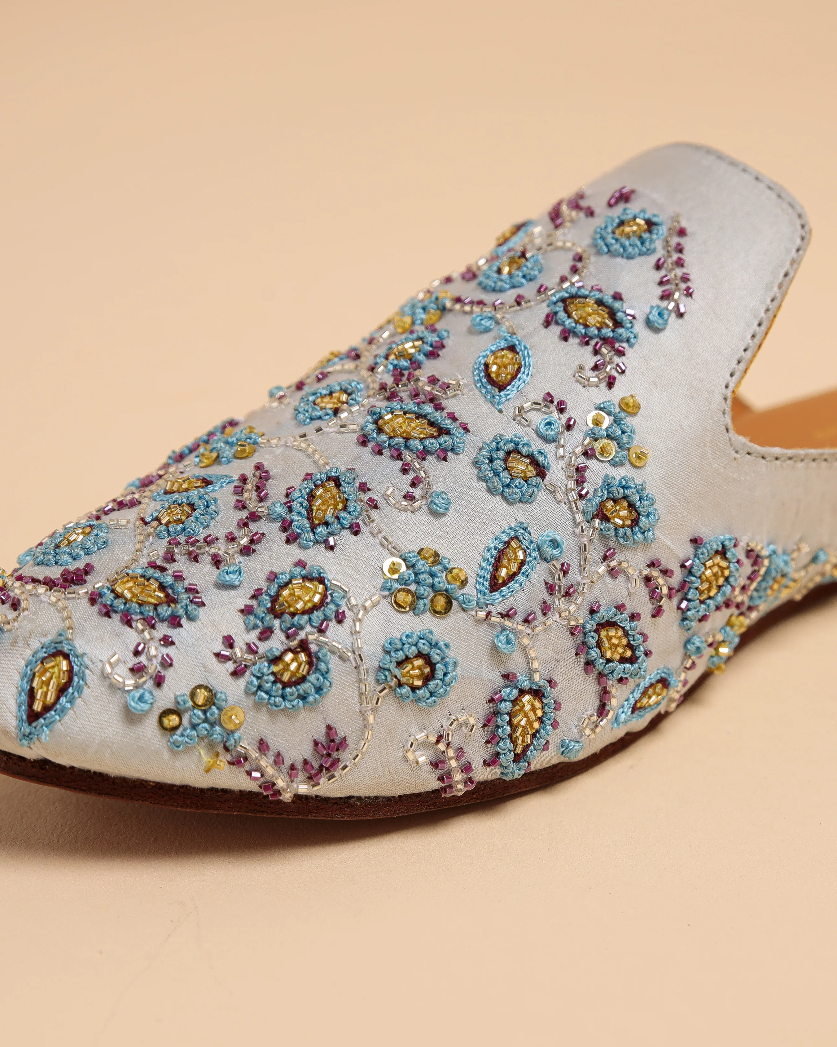 French Knots Handcrafted Mules - Image 5