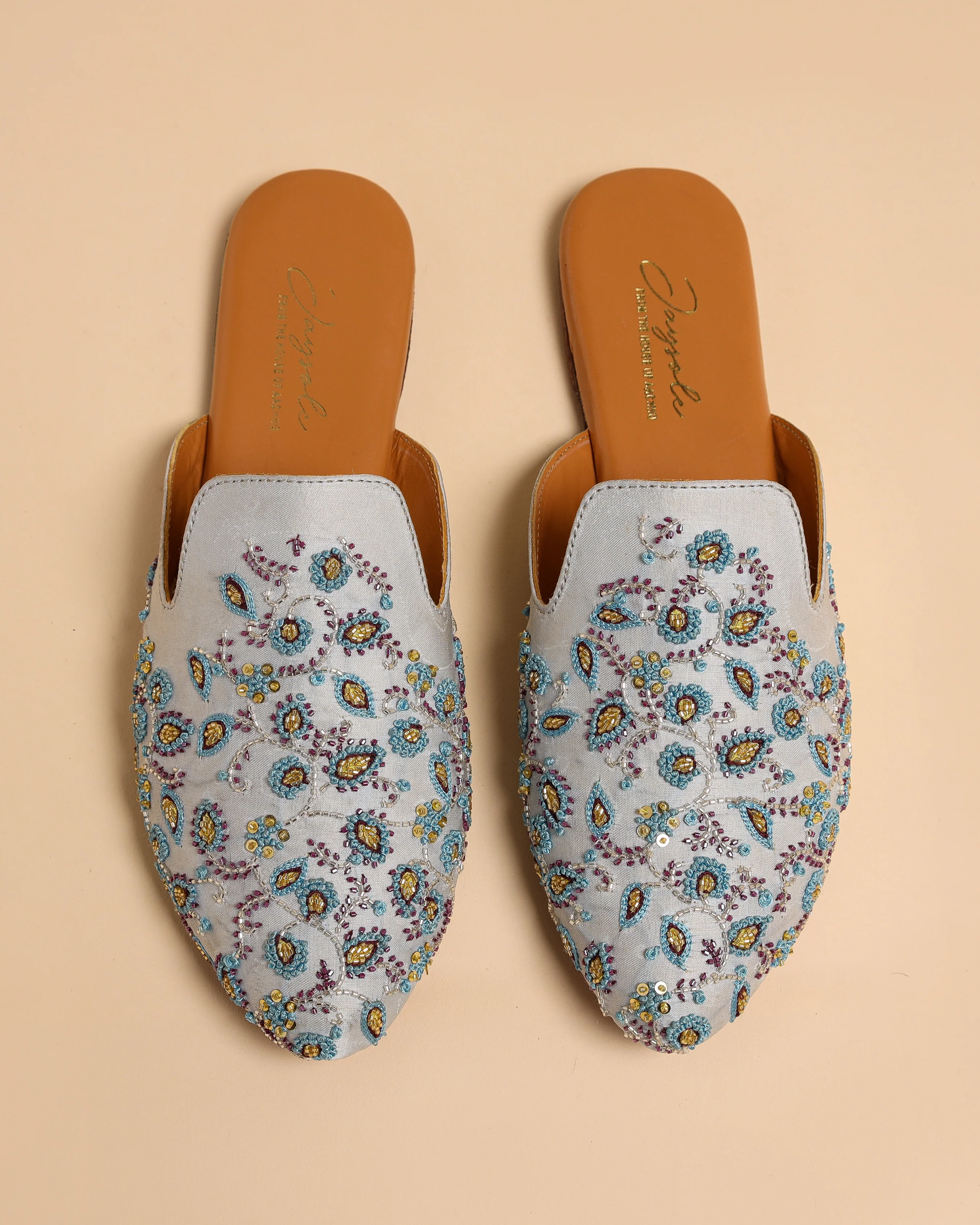 French Knots Handcrafted Mules - Image 6