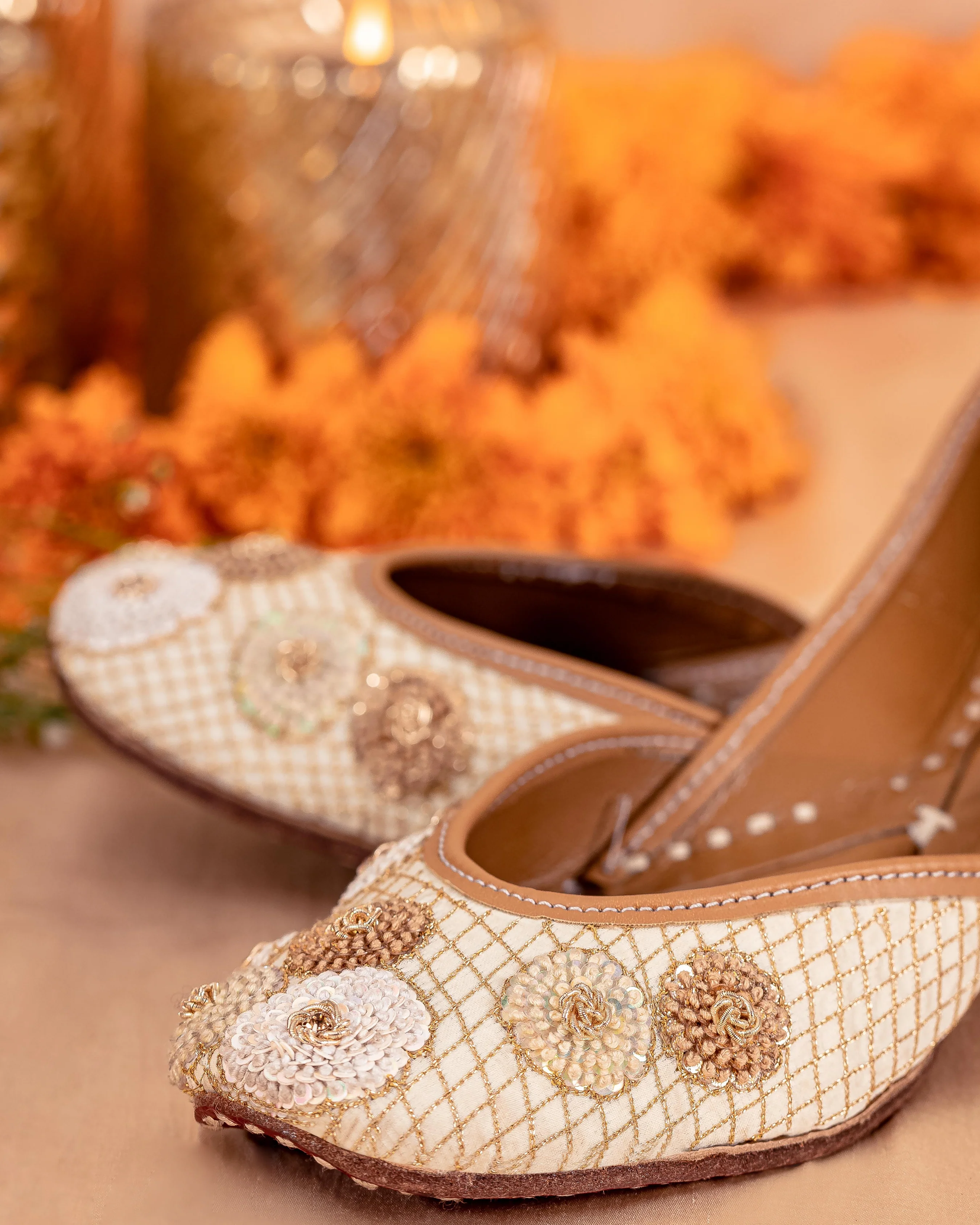 Golden Poppins Handcrafted Jutti - Image 5