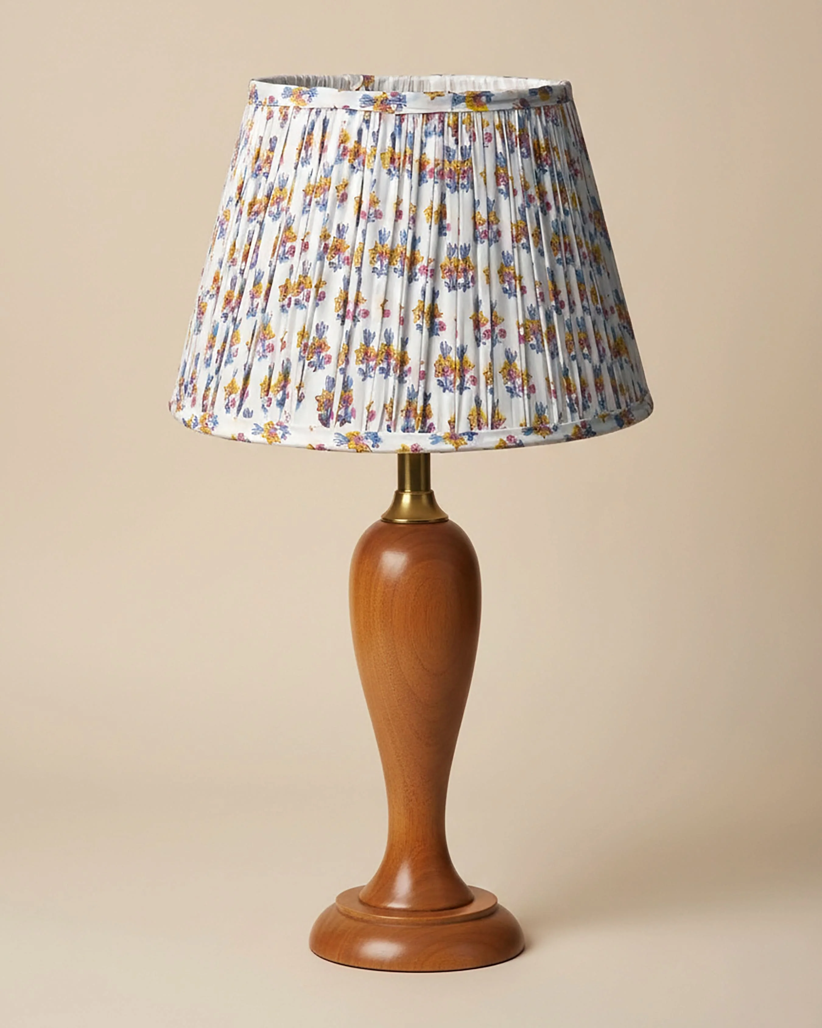Goldfinch Yellow Handblock Circular Lampshade - Image 2