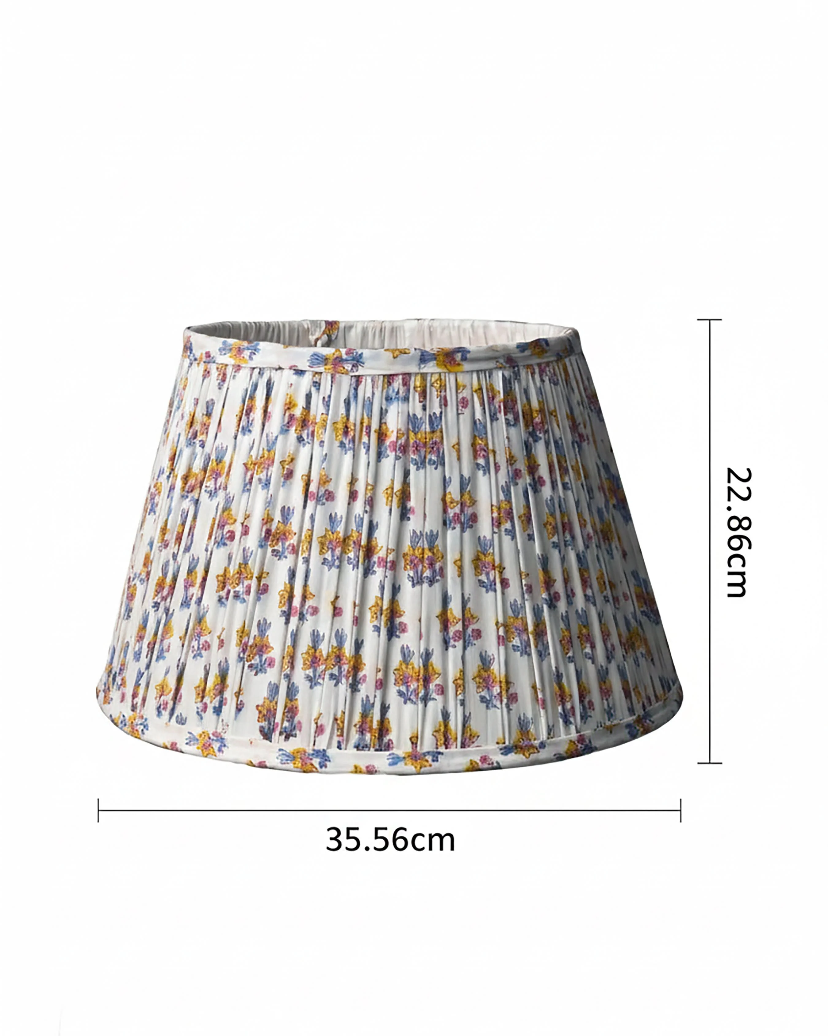 Goldfinch Yellow Handblock Circular Lampshade - Image 9
