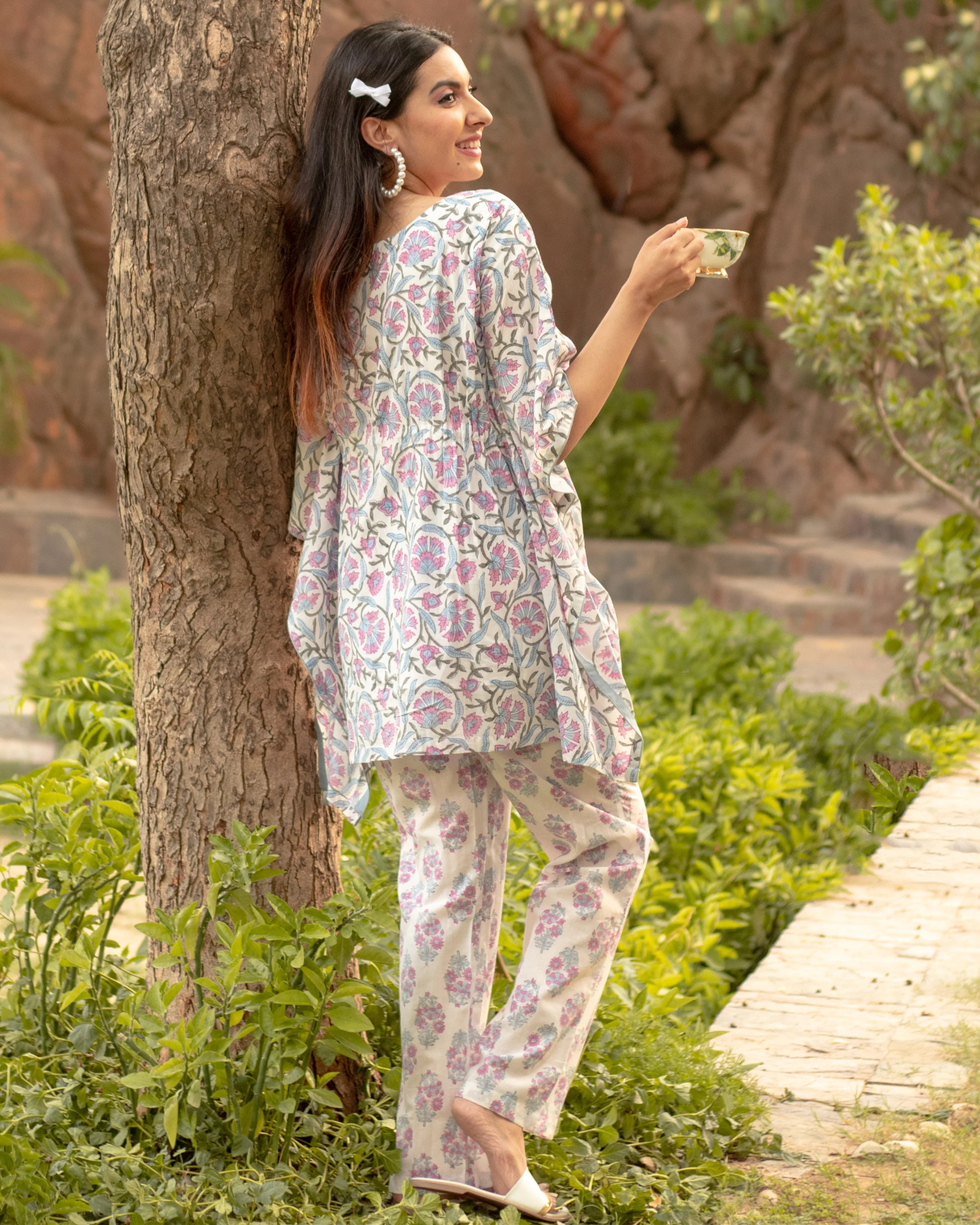 Grand Anse Cotton Kaftan Set - Image 3