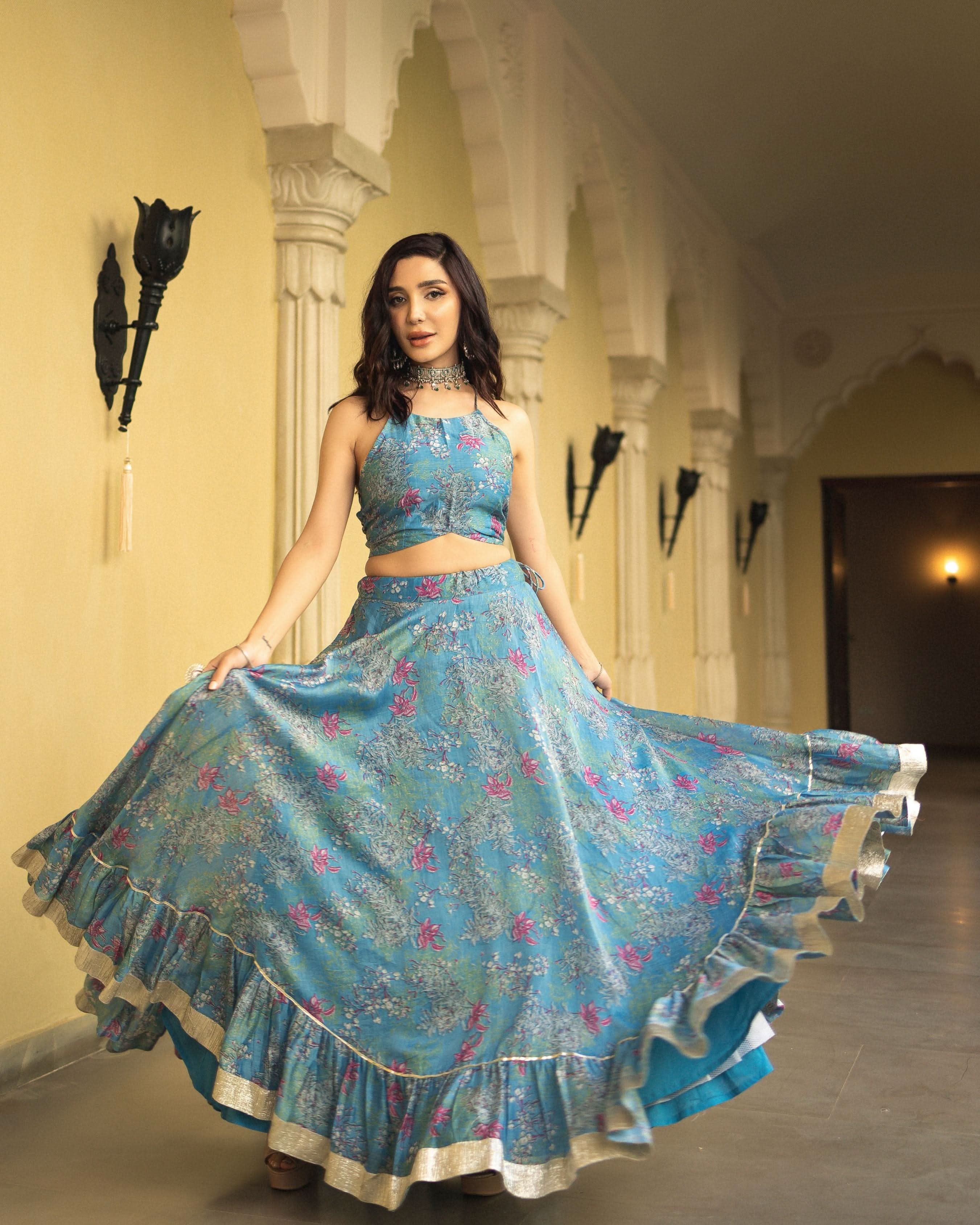 Inara Chanderi Lehenga Set - Image 5